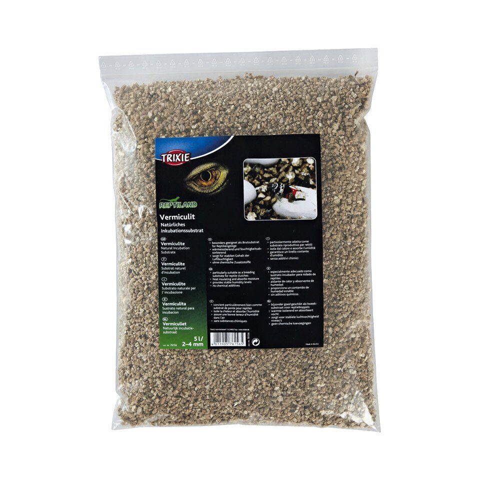 Terrarien-Substrat Vermiculit, natürliches Inkubationssubstrat 5 l