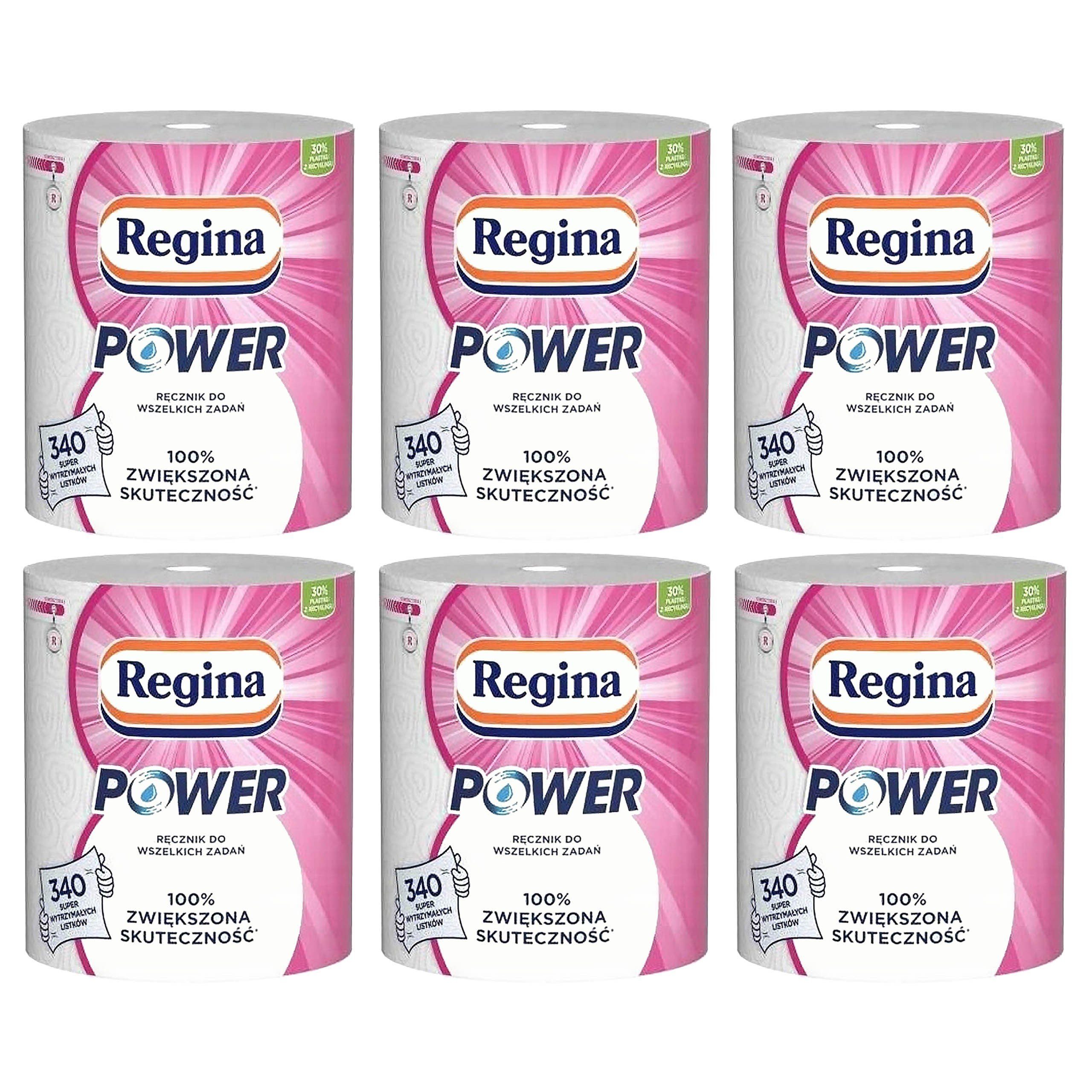Regina Papierhandtuch Regina Papierhandtuch POWER 1 Rolle, PZH-geprüft (6-St)