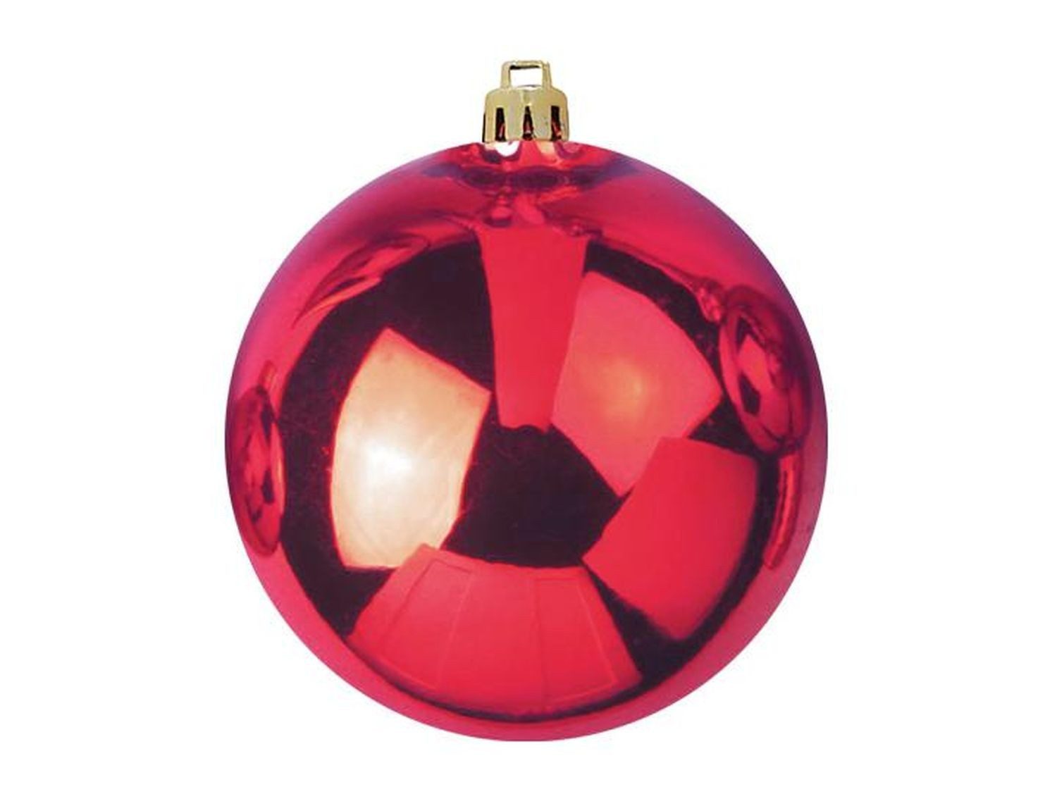 INNA-Glas Christbaumschmuck Weihnachtskugel Teodora, glänzend rot, Ø30cm