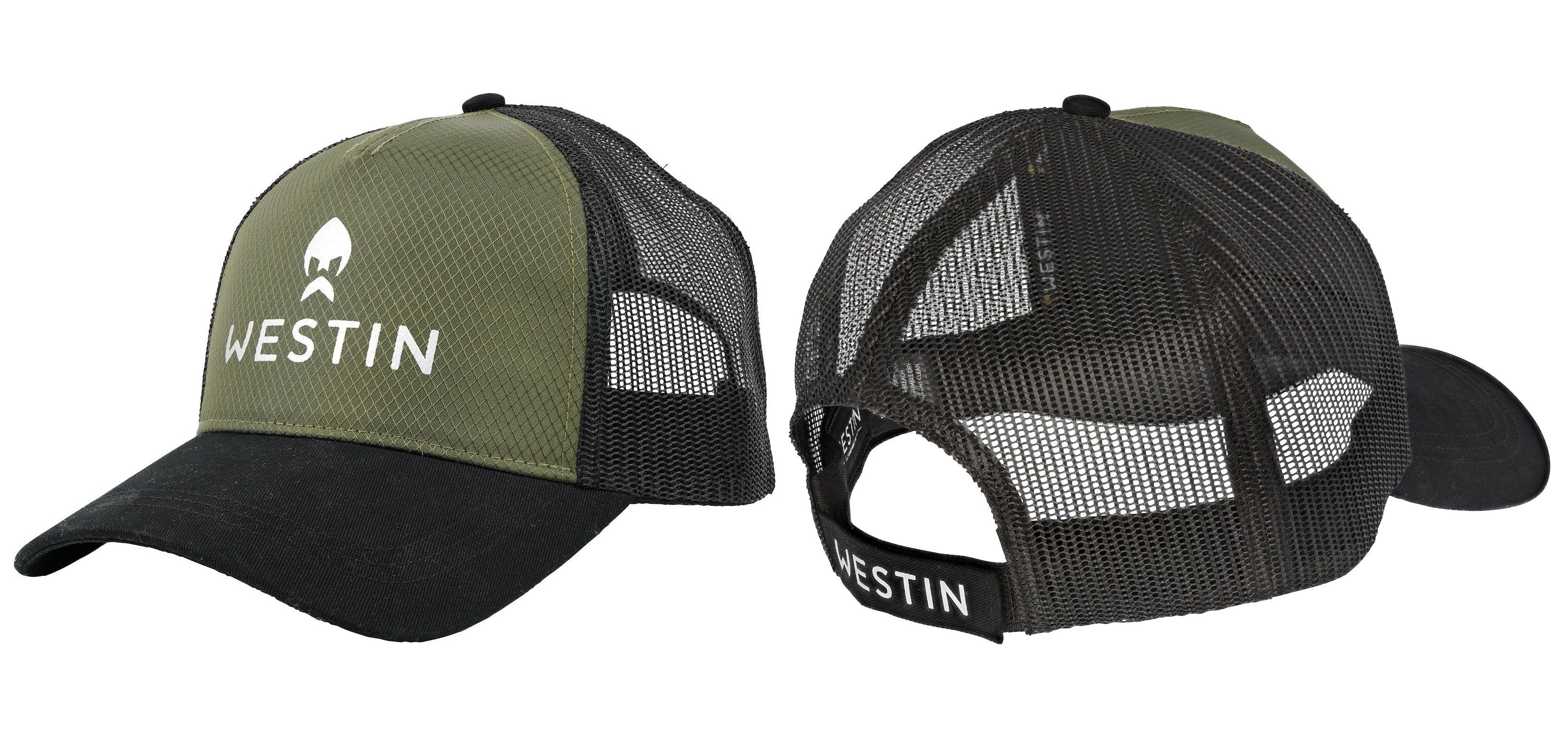 Westin Fishing Trucker Cap Jet Cap - atmungsaktive Kappe - Trucker Style - Klettverschluss (1-St) atmungsaktives Mesh für zusätzlichen Komfort