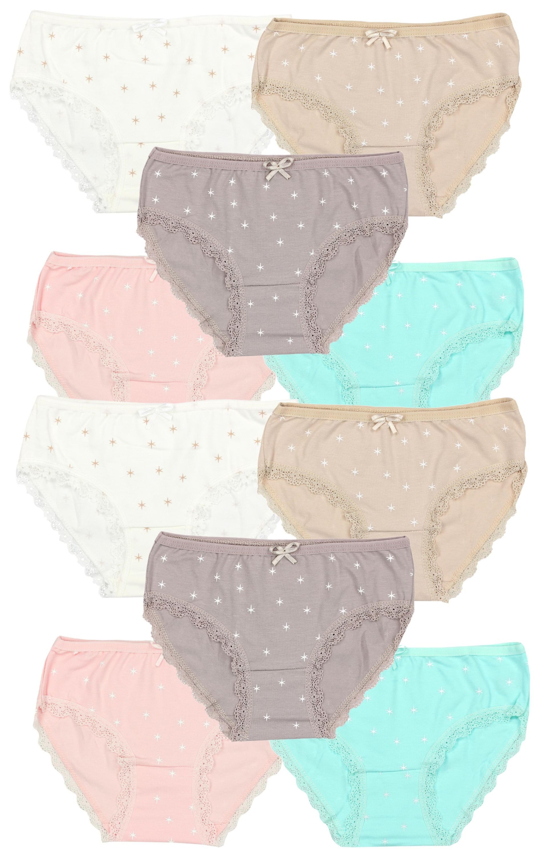 TupTam Slip TupTam Mädchen Сліпи mit Aufdruck 10er Pack