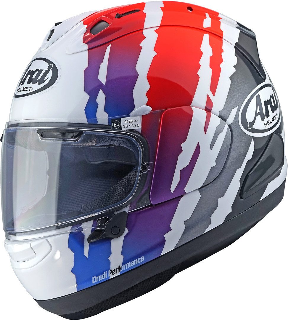 Arai Motorradhelm RX-7V Evo Blade Helm, vorbereitet für Kommunikationssystem,Notfallsystem-Polsterung (EQ