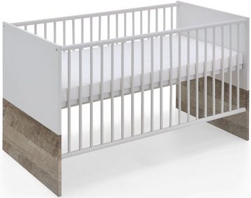 arthur berndt Babymöbel-Set Selina, (Spar-Set, 2-St., Kinderbett, Wickelkommode), Made in Germany; bestehend aus Kinderbett und Wickelkommode