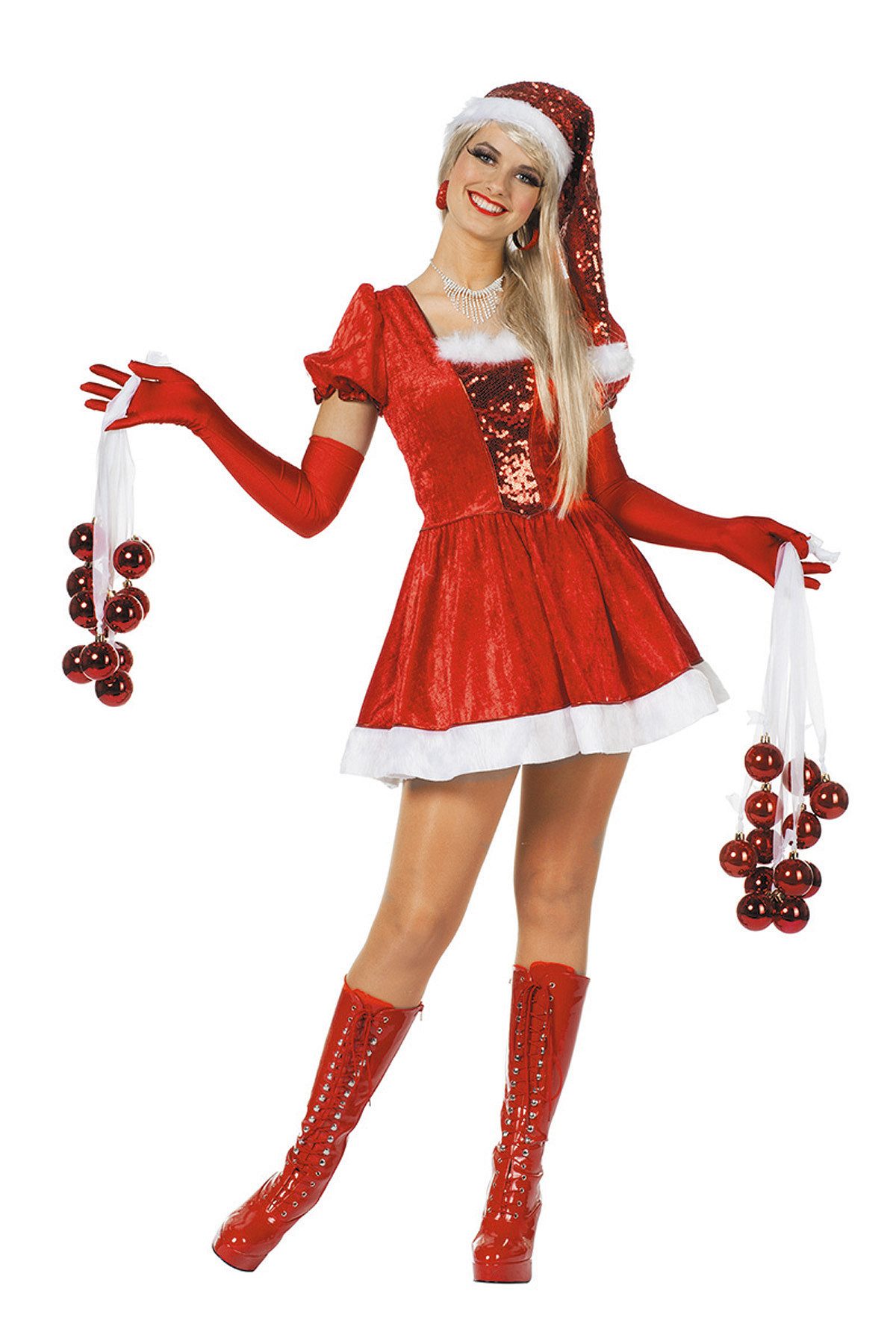 Kostüm Nikolaus Santa Kostüm Weihnachten Weihnachtsmann Outfit