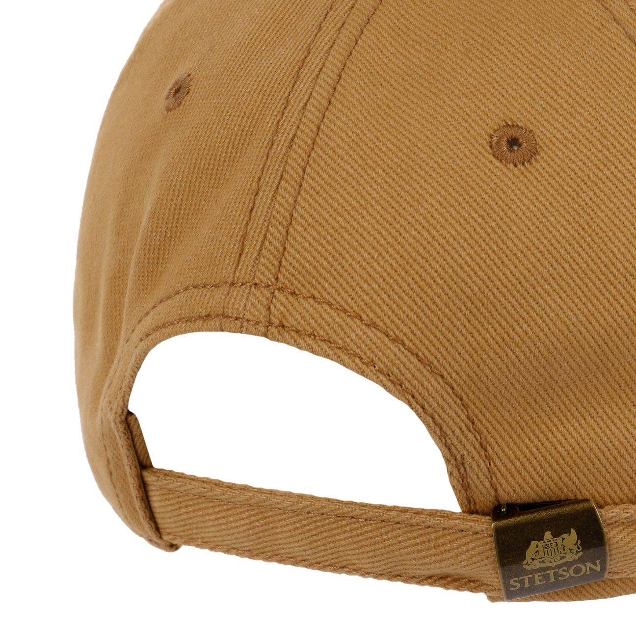 (1-St) Metallschnalle hellbraun Cap Baseball Stetson Basecap