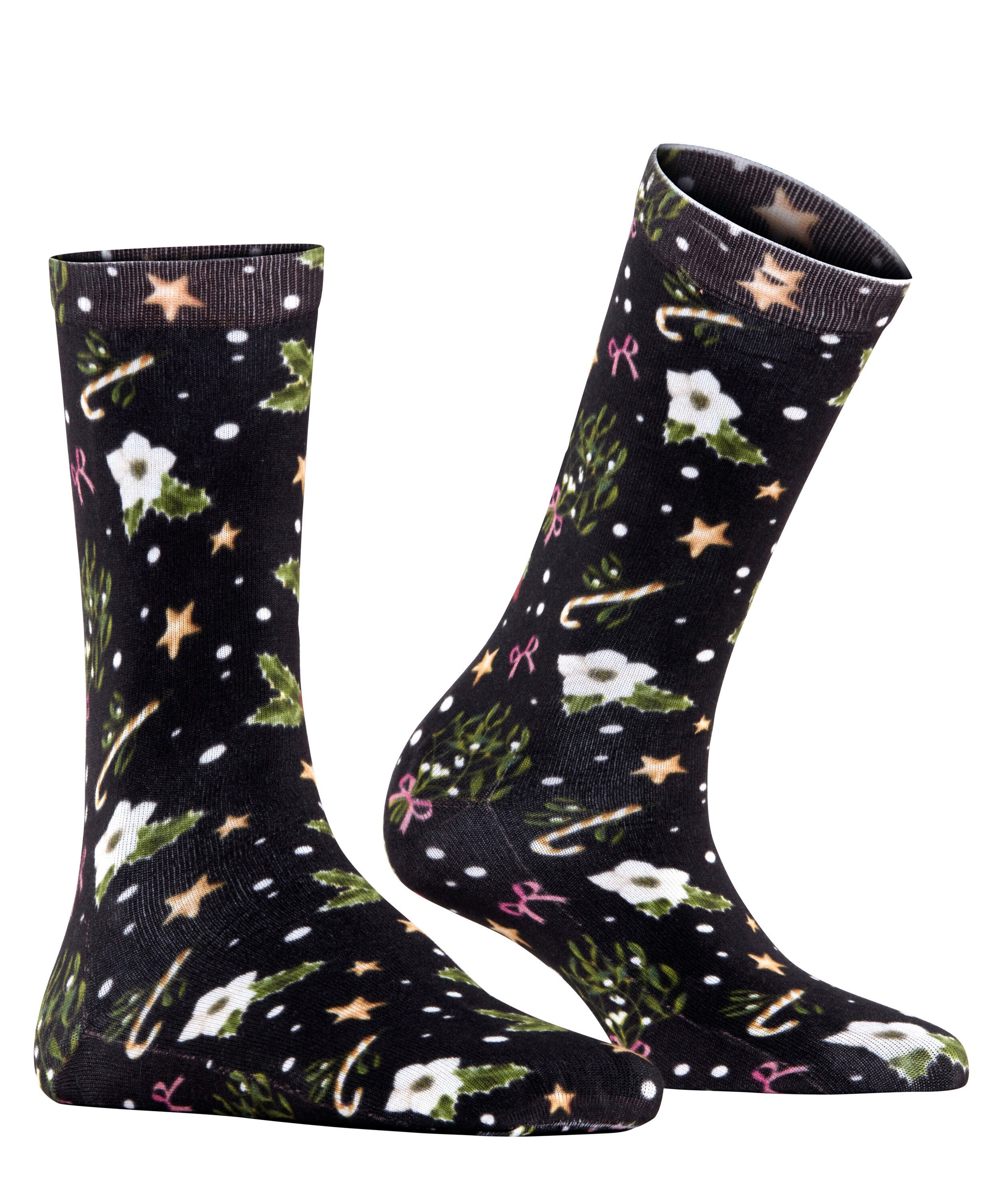 Burlington Socken Fancy Christmas Socken (1-Paar)