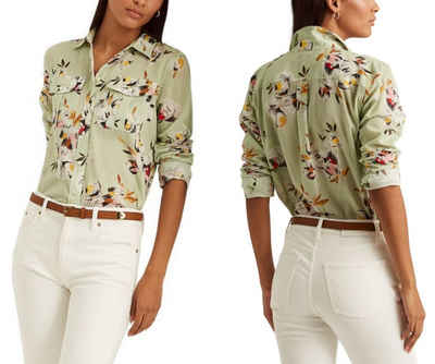 Ralph Lauren T-Shirt LAUREN RALPH LAUREN FLORAL Blouse Hemdbluse Bluse Hemd Blusentop Retro