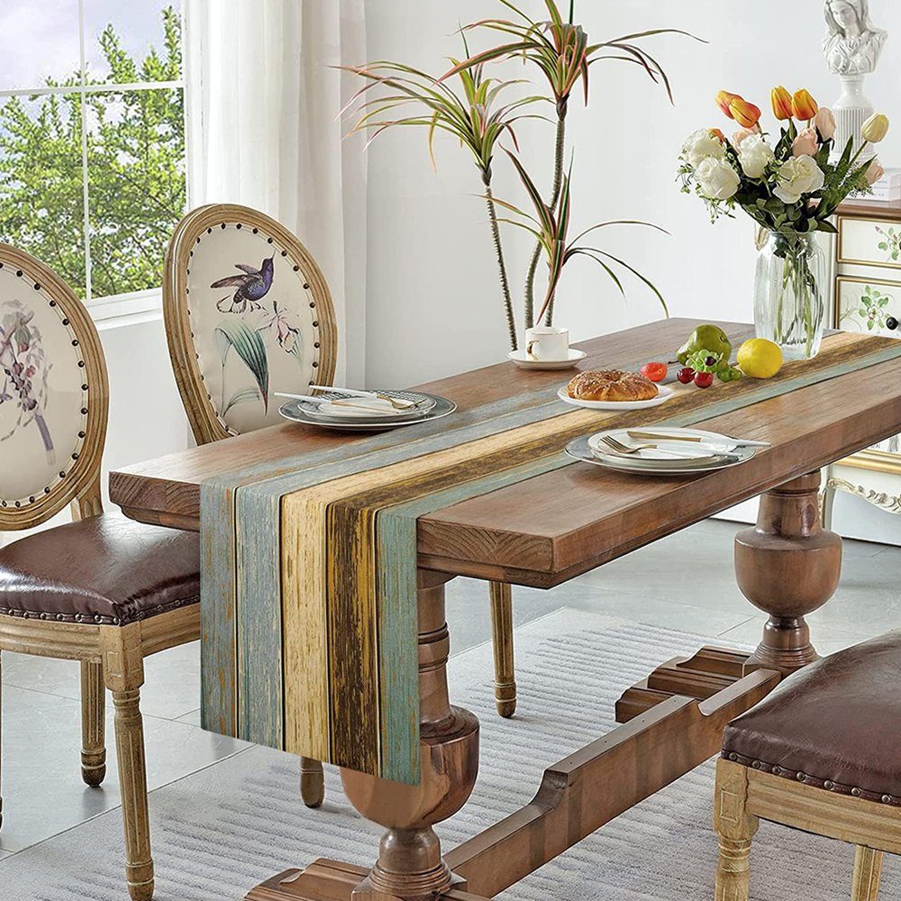 Frühling Houhence Platzsets Wohnzimmer Tischdecke Tischläufer Modern