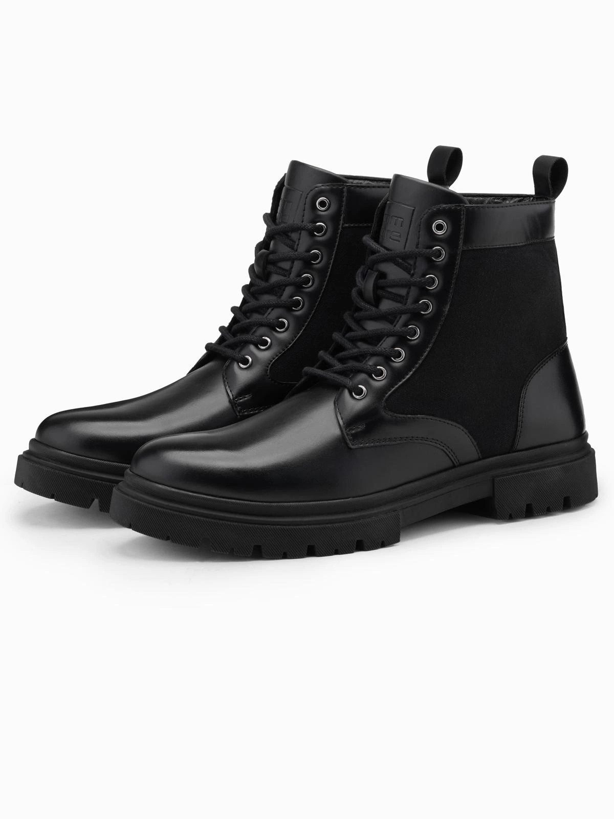 OMBRE Herren-Trapperstiefel mit hohem Schaft aus günstig online kaufen