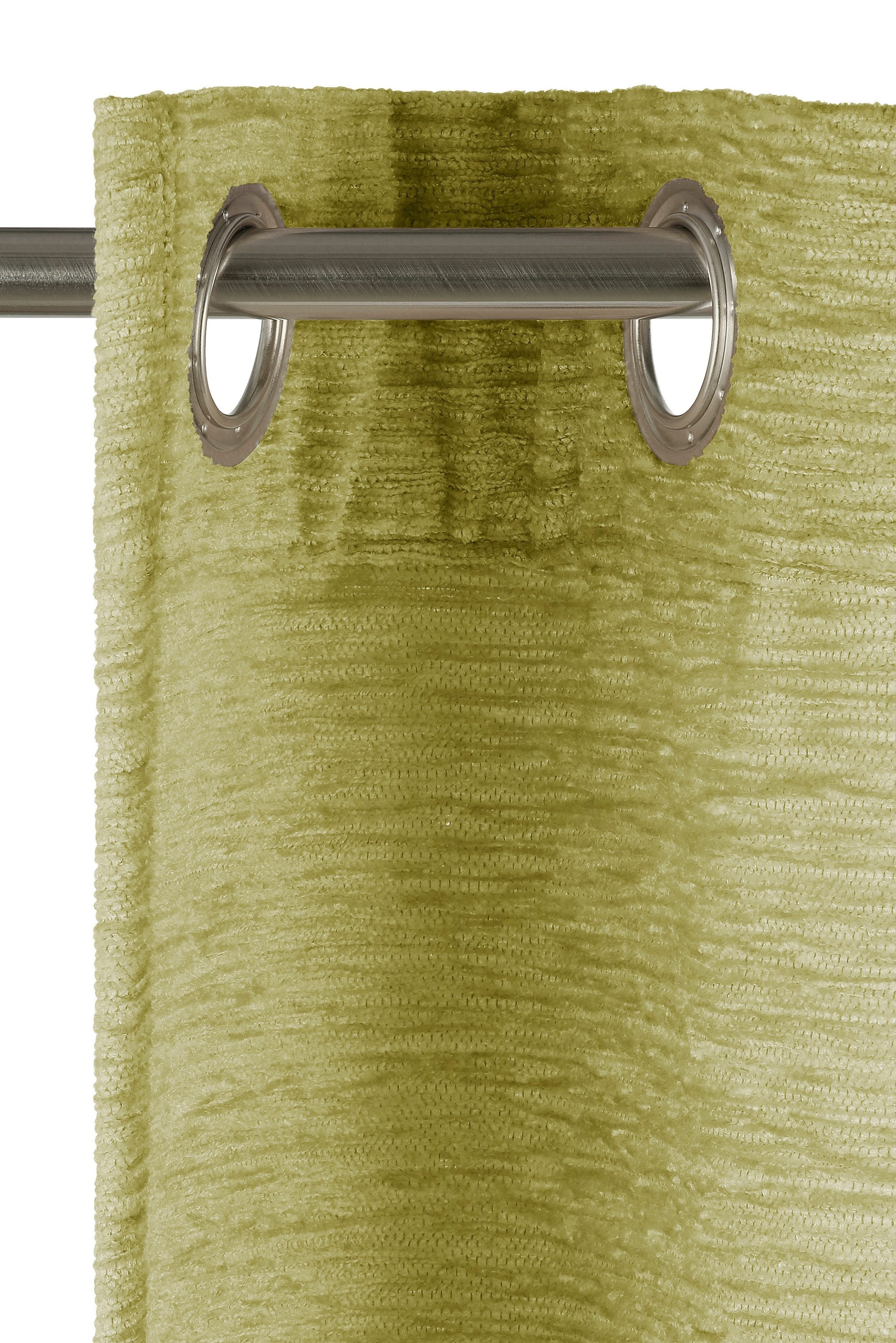 Wirth Vorhang Trondheim B (1 St), Ösen, blickdicht, Chenille