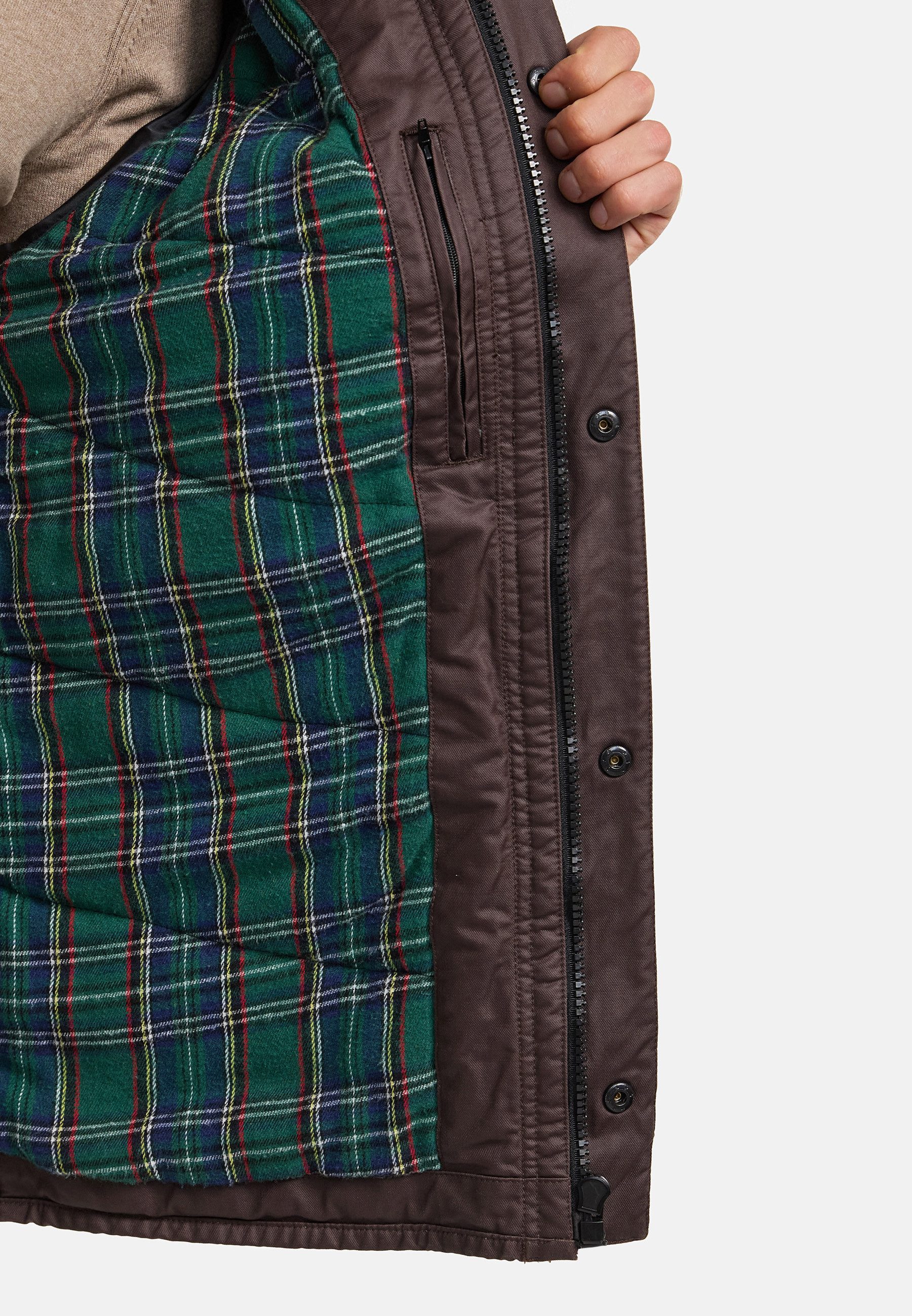 Indicode Sommerjacke Herren INFilmen Winterjacke Herrenjacke mit klassischem Cordkragen
