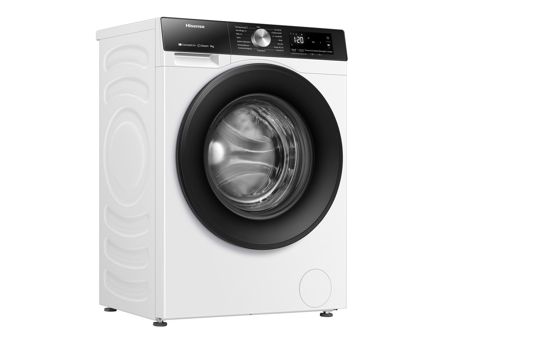 Hisense Waschmaschine 3S Serie WF3S9043BW3, 9 kg, 1400 U/min, Wifi-ConnectLife