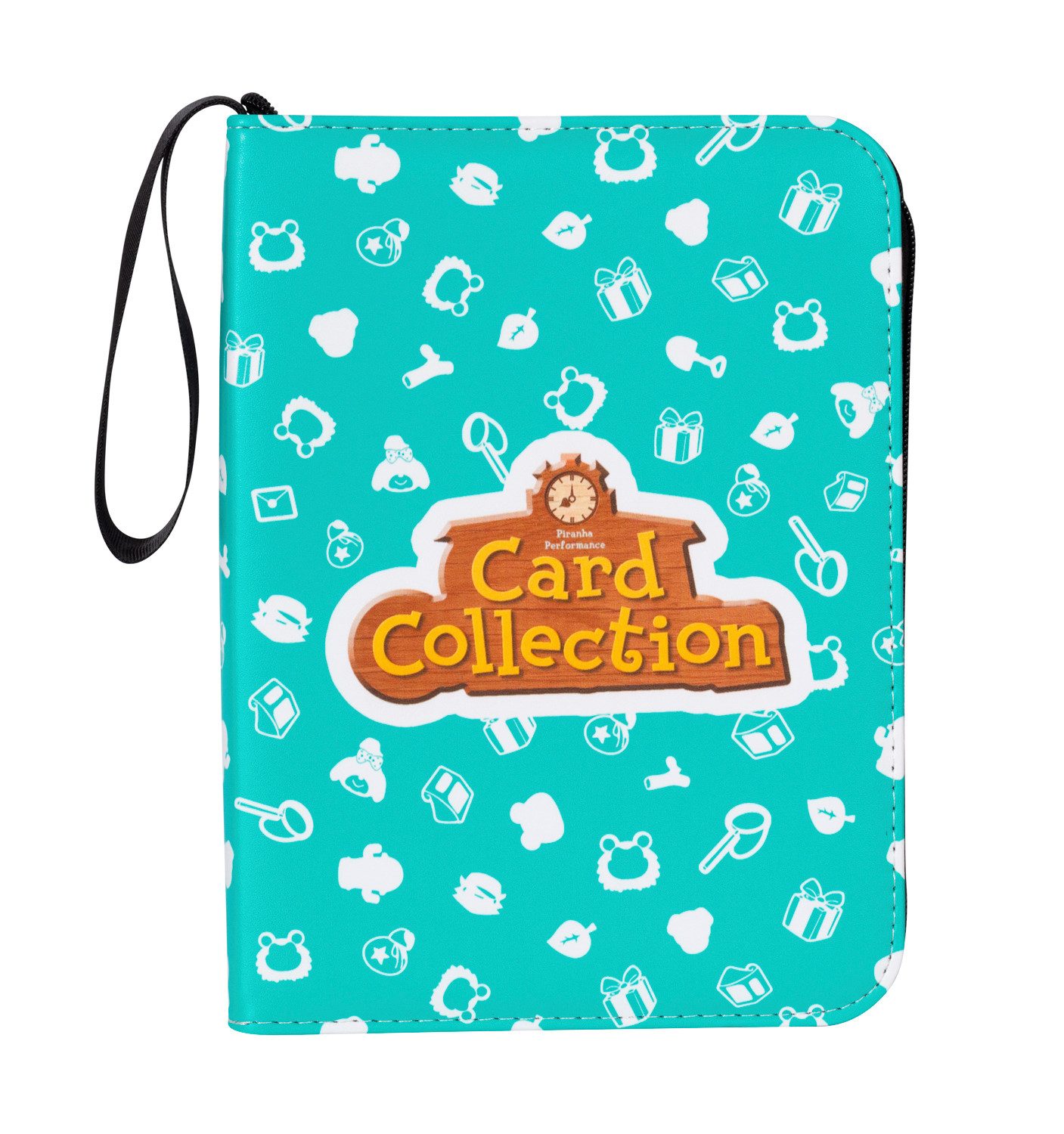 ak tronic Sammelkarte Sammelalbum für Karten - türkis - 2x2 (50 Blatt / Platz für 400 Karten