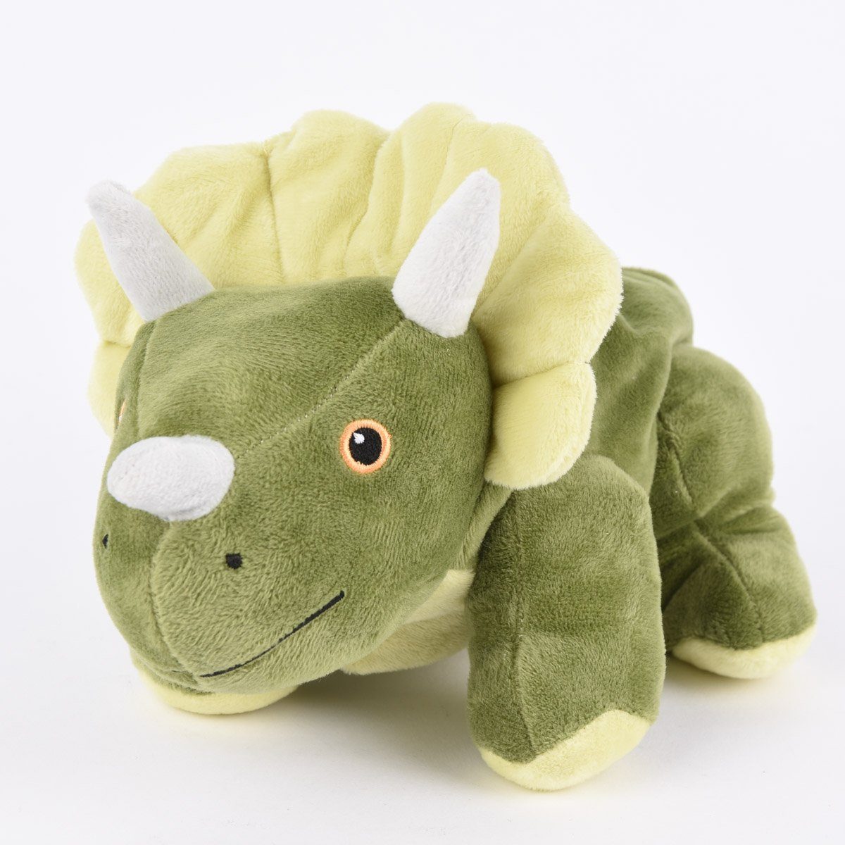 Warmies® Dekokissen Warmies Wärmestofftier Dino Triceratops grün Hirse-Lavendelfüllung