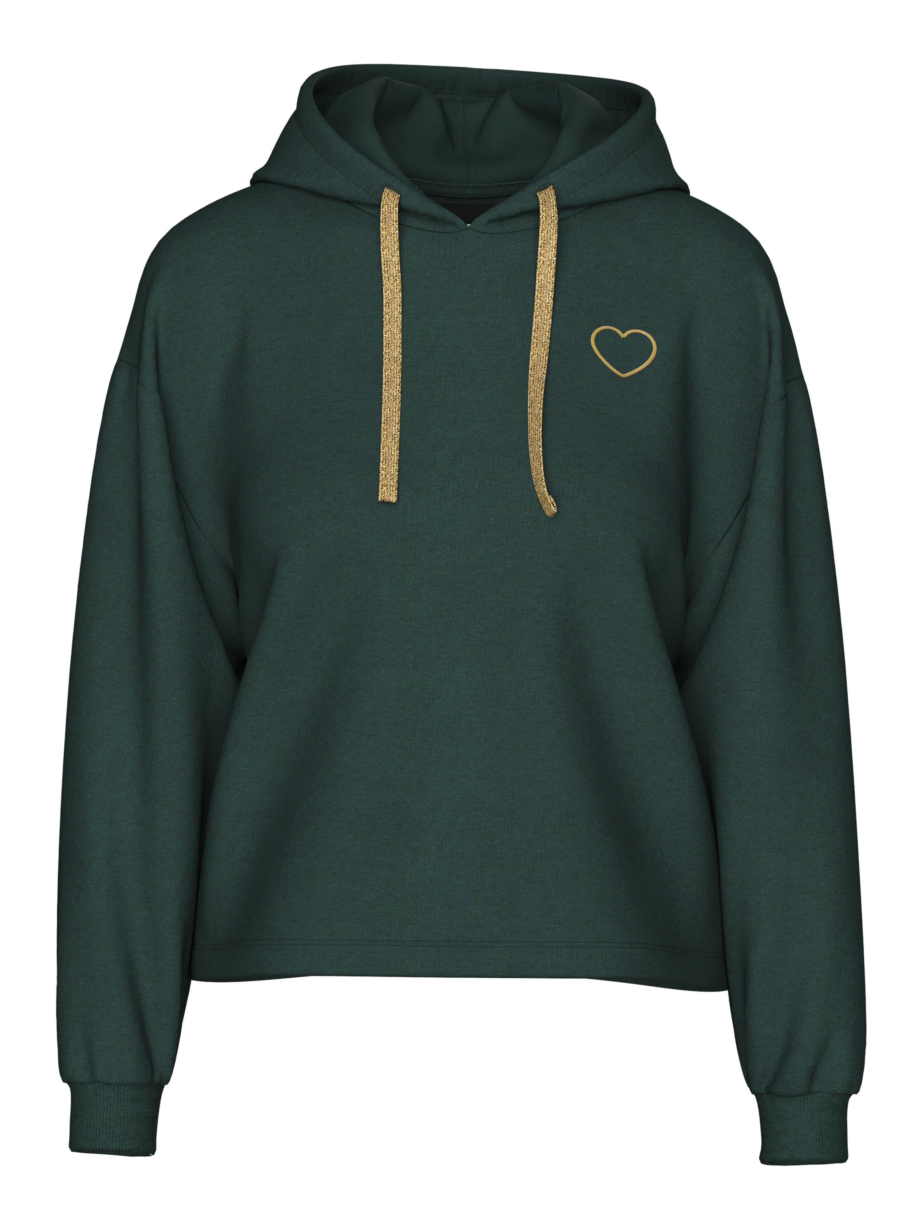pieces Kapuzensweatshirt PCCHILLI LS HEART HOODIE günstig online kaufen