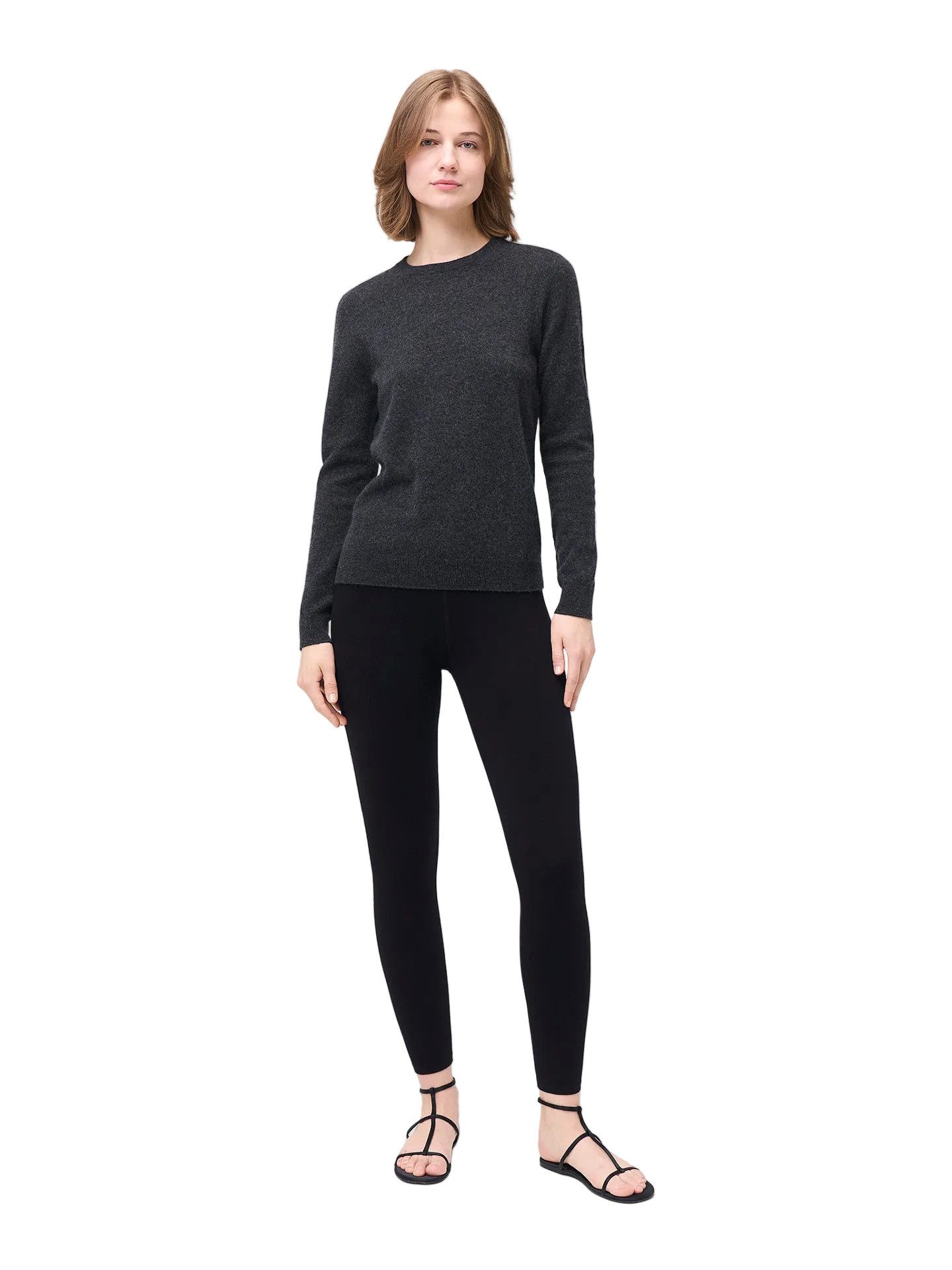 Strickhose Damen Leggings aus Seide und Kaschmir