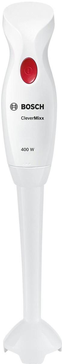 BOSCH Блендеры CleverMixx MSM14000, abnehmb. Mixfuß, 4 Klingen, weiß, 400 W, bpa-frei, Made in Europe