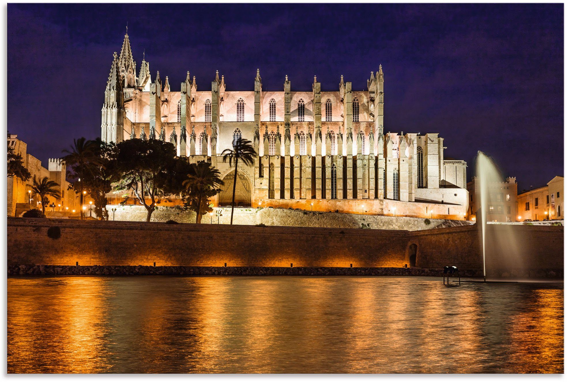 Artland Alu-Dibond-Druck Kathedrale in Palma de günstig online kaufen