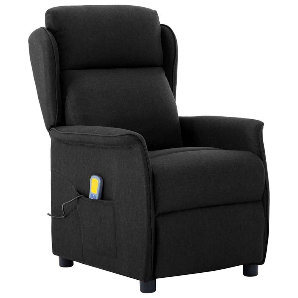 vidaXL Massagesessel Massagesessel mit Kissen Schwarz günstig online kaufen