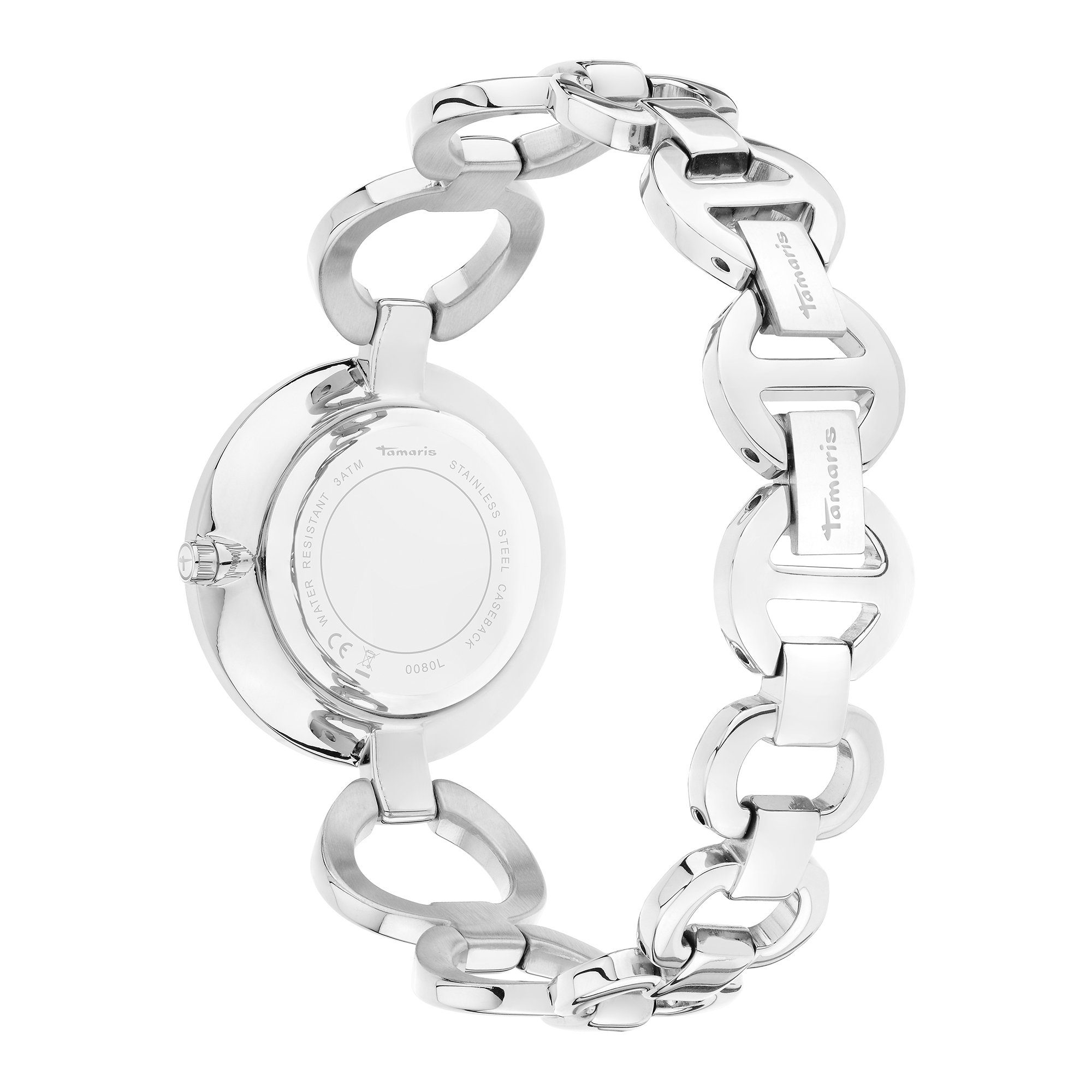Tamaris Quarzuhr The Modern Classic Edelstahl
