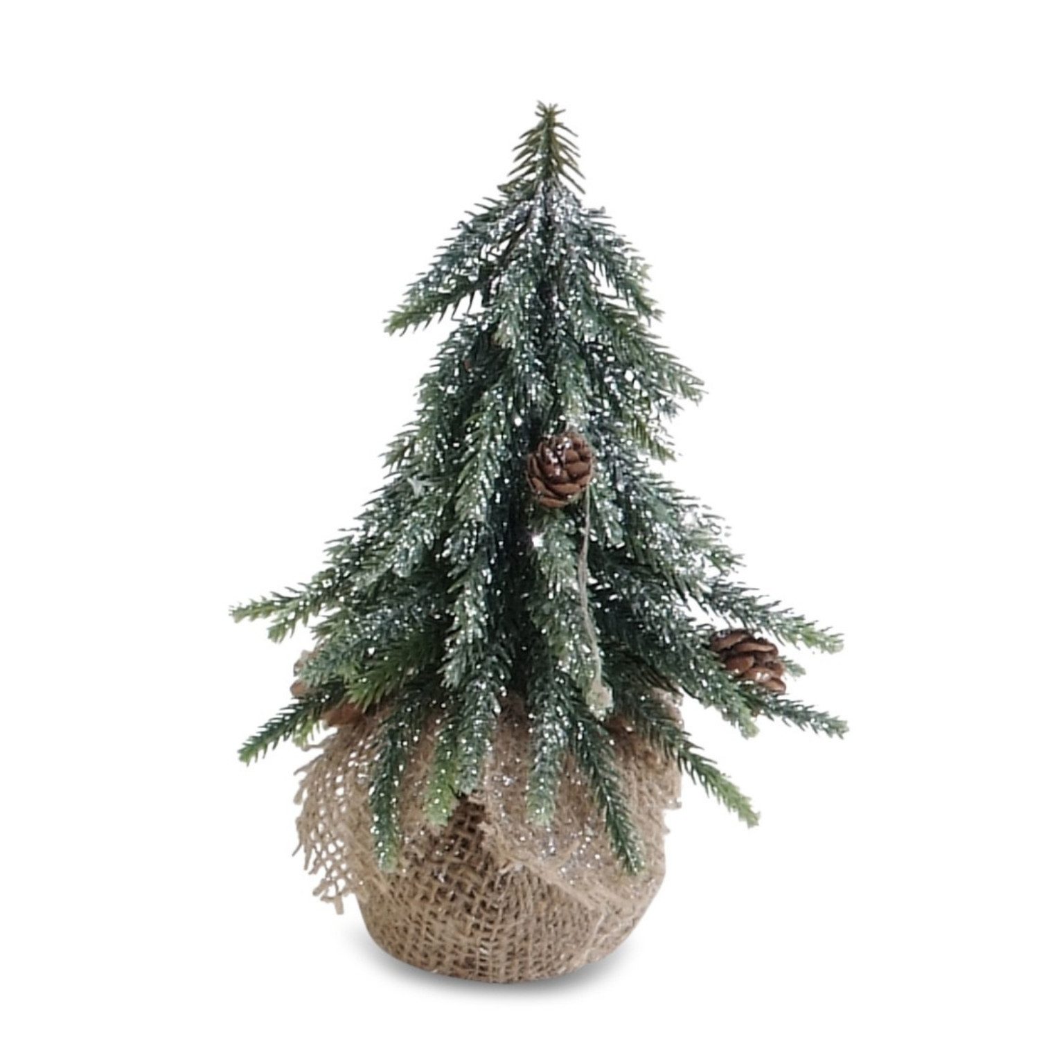 formano Dekofigur Winterzeit Weihnachtsdeko, Weihnachtsdeko, Grün, Tanne, H: 20cm