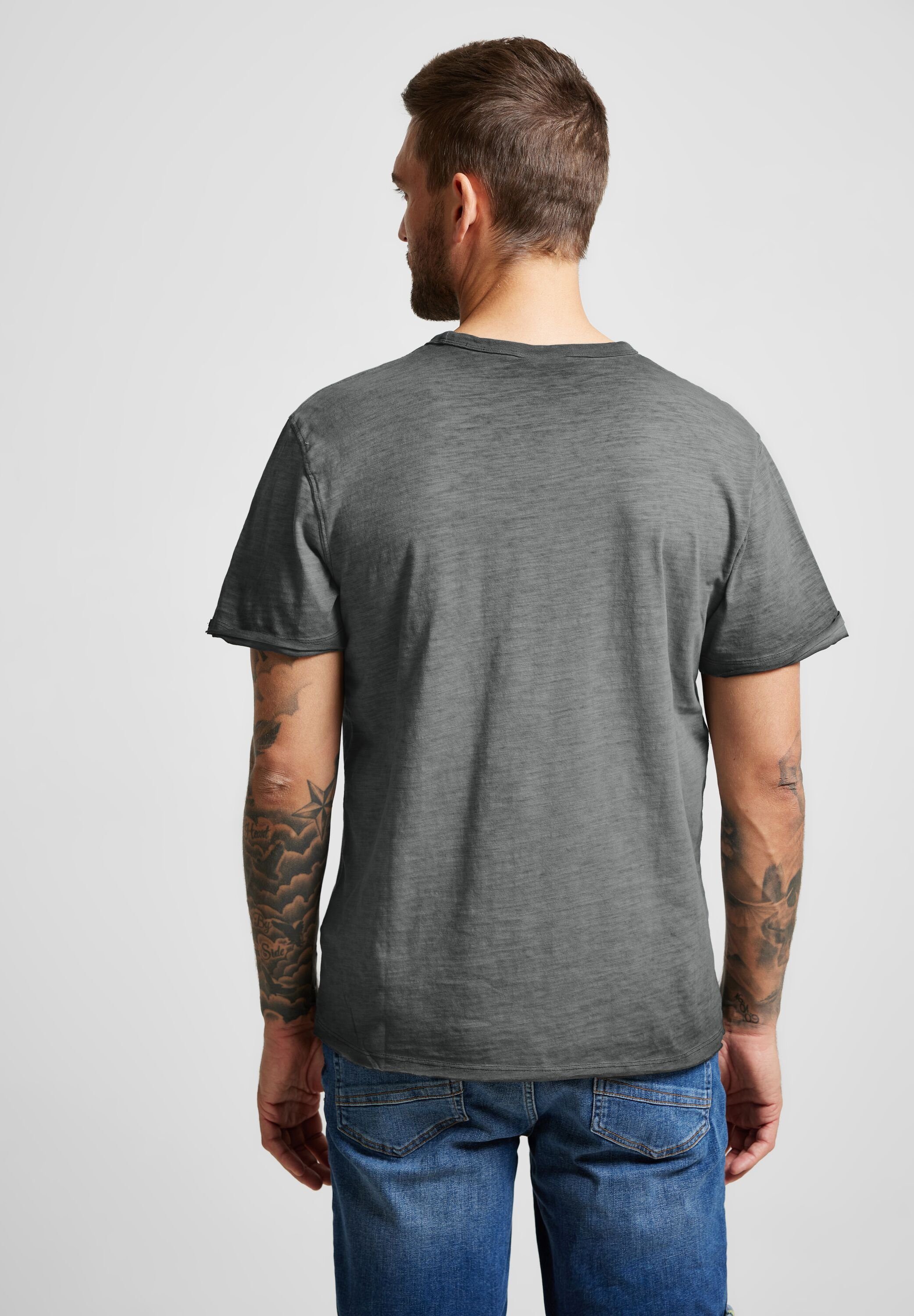 STREET ONE MEN T-Shirt aus reiner Baumwolle