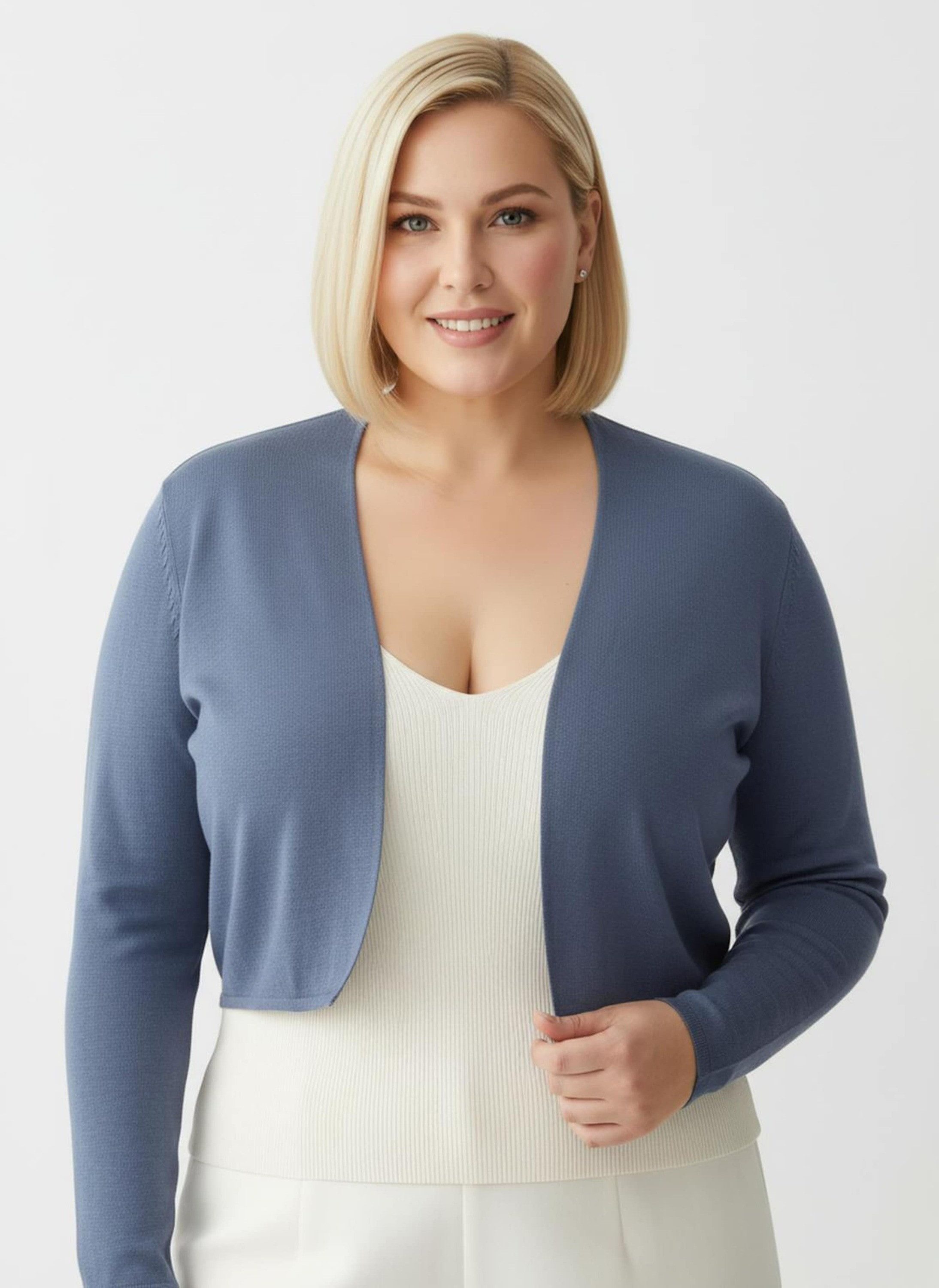 Witt Strickjacke Bolero Langarm Jersey