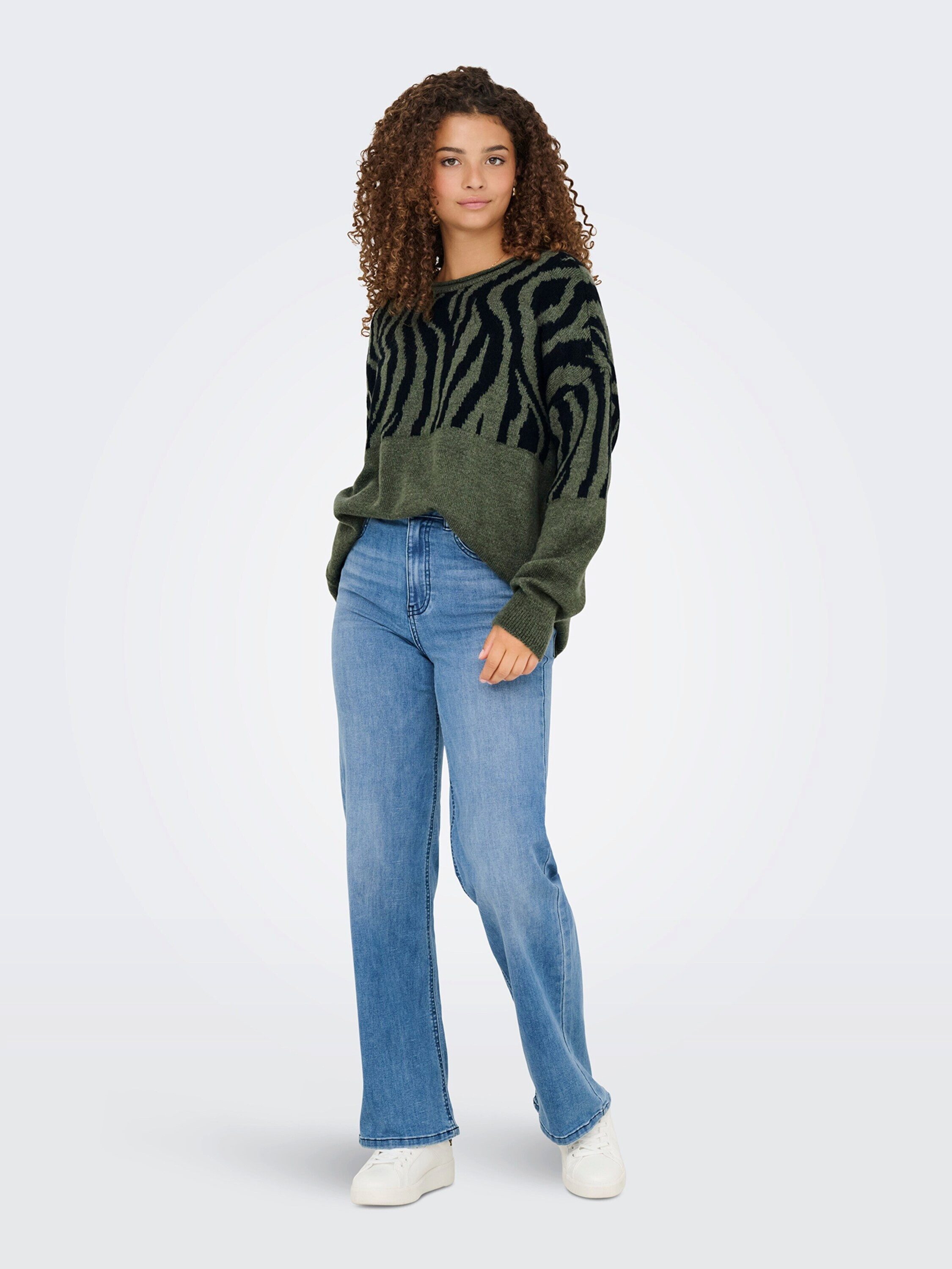ONLY Rundhalspullover ONLJade (1-tlg) Plain/ohne Details