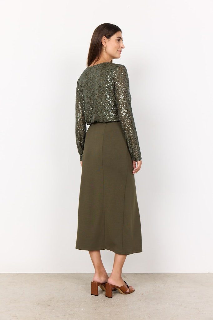 soyaconcept Langarmbluse SC-NANETT 1 DARK ARMY günstig online kaufen