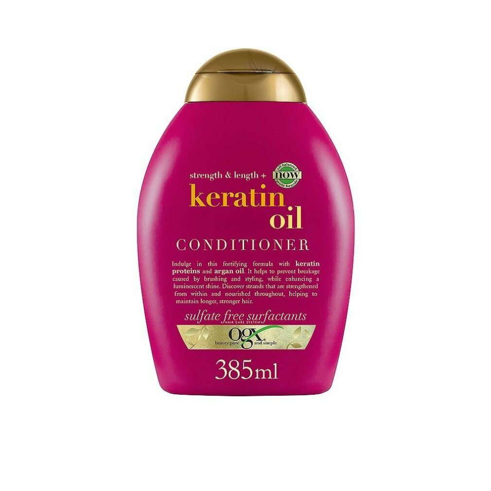 OGX Haarspülung OGX Strength Length 385ml & Keratin Conditioner Oil