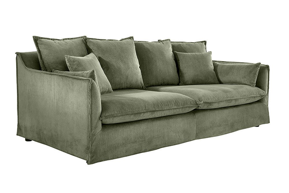riess-ambiente 3-Sitzer HEAVEN 210cm grün · Hussensofa inkl. Kissen und abn günstig online kaufen