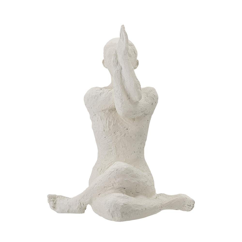 Frauenfigur L17,5 (1 W11 x H23 St., Polyresin Yogafigur Adalina Dekofigur cm), Bloomingville Yoga Mädchen Weiß x