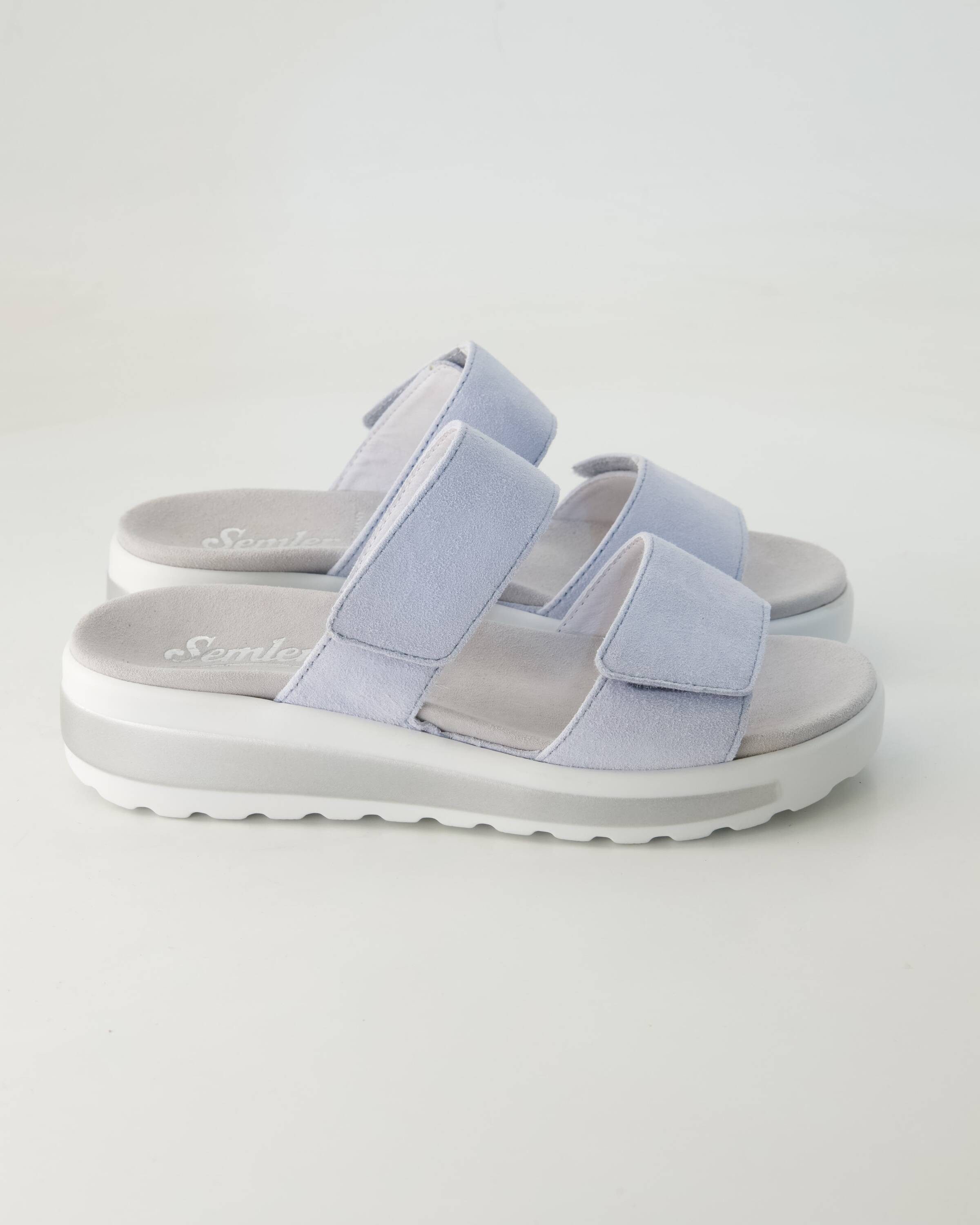 Semler Samt-Chevro Pantolette Obermaterial: Leder