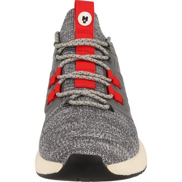 Herren Sport Schuhe Sneaker Halbschuhe 9110756 Knitted Lt.Grey/Red Sneaker