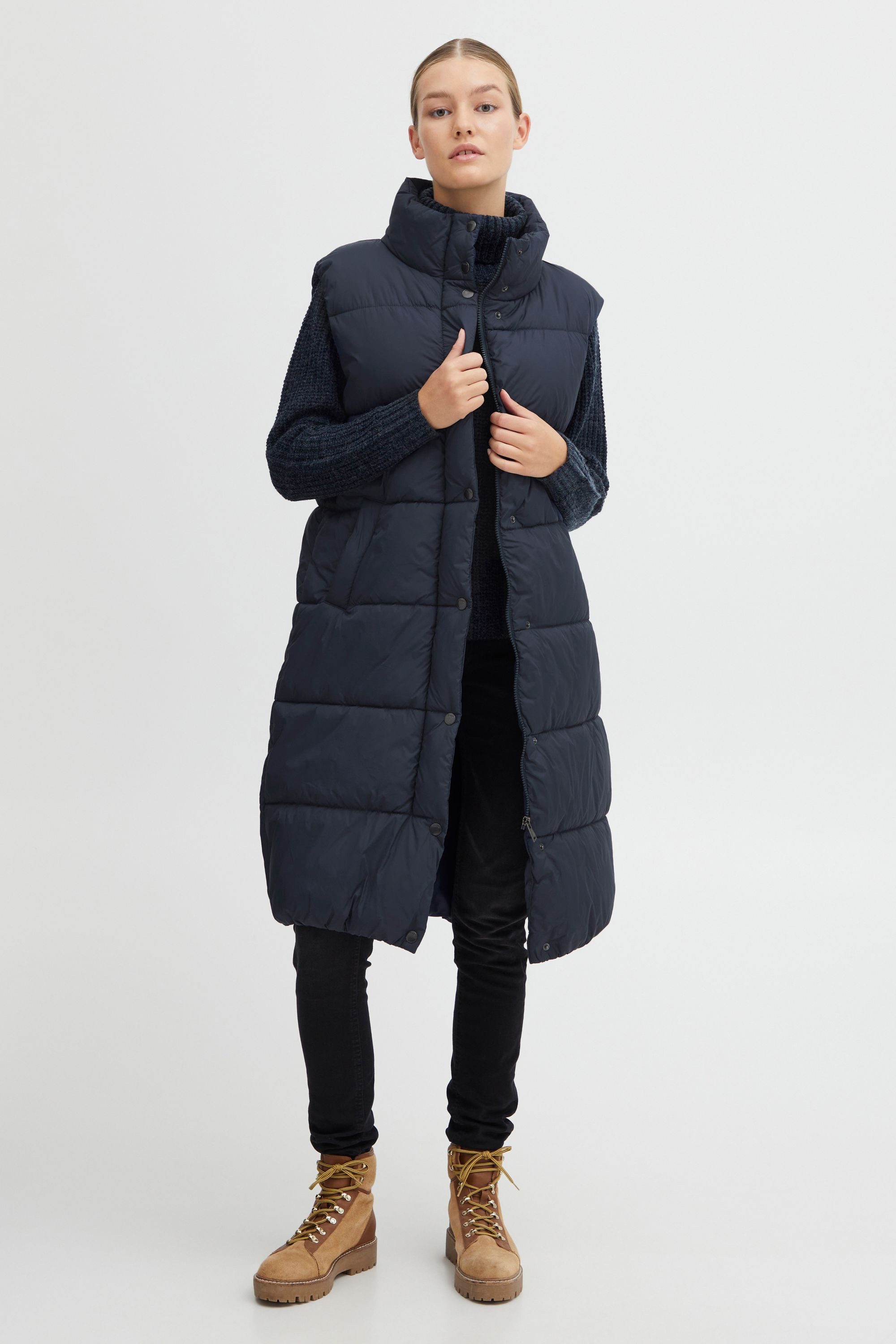 OXMO Longweste OXBodani 21800110-ME Modische Jacke günstig online kaufen