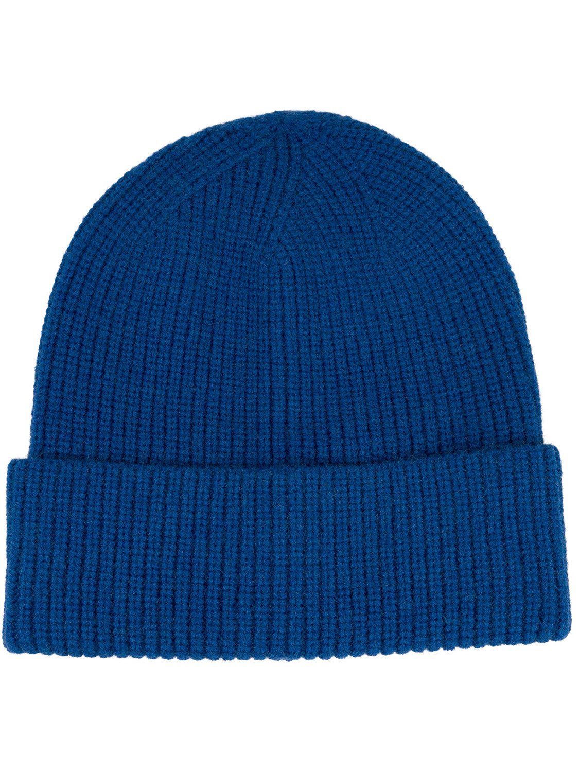 Strickmütze Feinstrick Beanie Mütze mit Krempe
