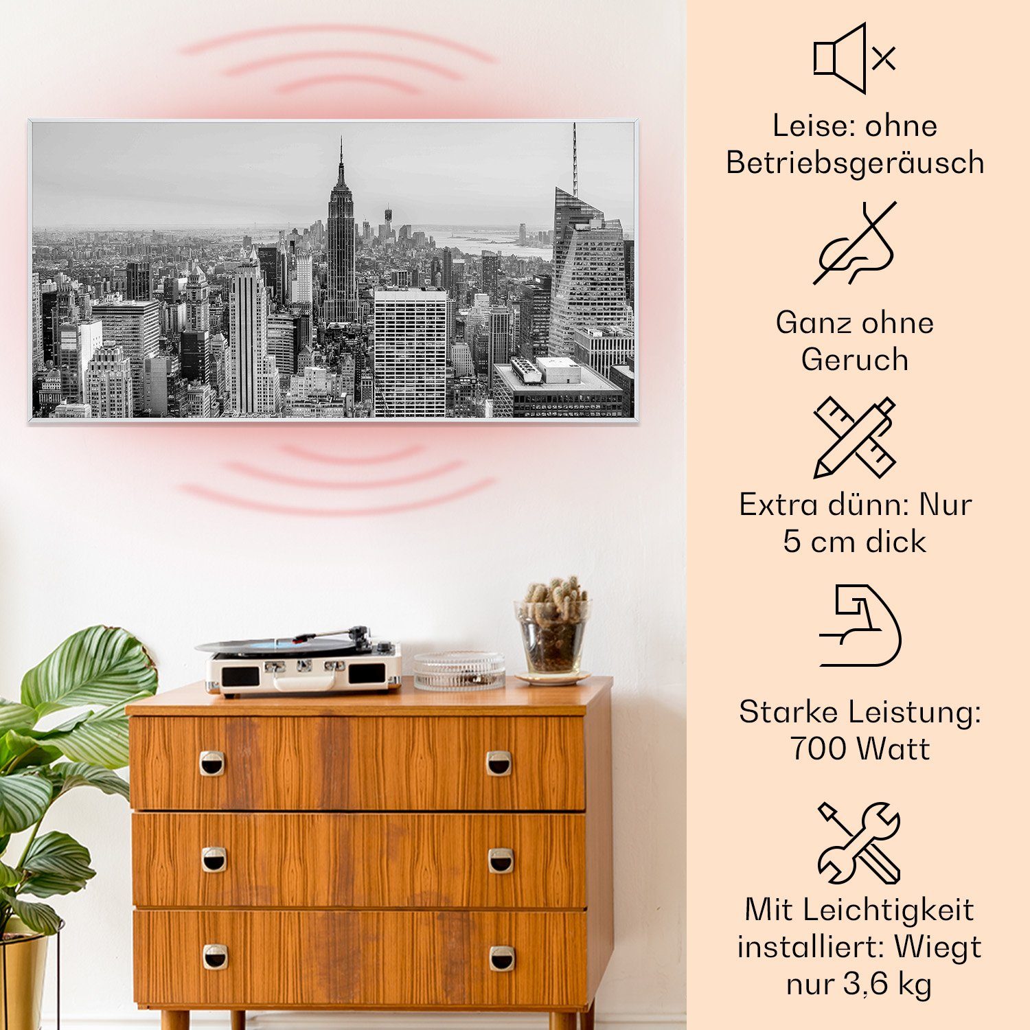 Klarstein Heizkörper Wonderwall Air Art Smart günstig online kaufen