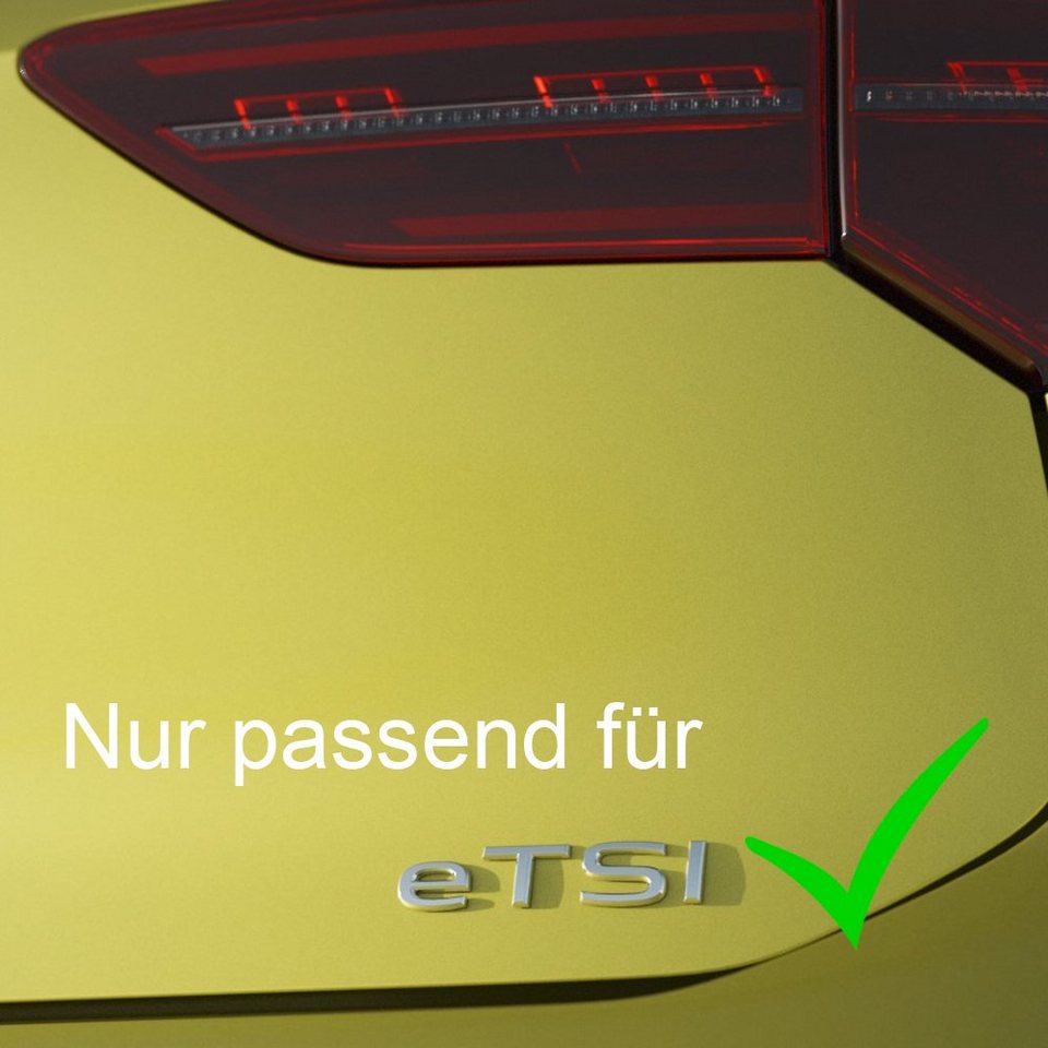 Volkswagen Passform-Fußmatten Golf 8 VIII eTSI (4 St), für VW Golf VIII  Limousine, Gummifußmatten vorne und hinten, rutschfest,  abwaschbar,5H1061500A 82V