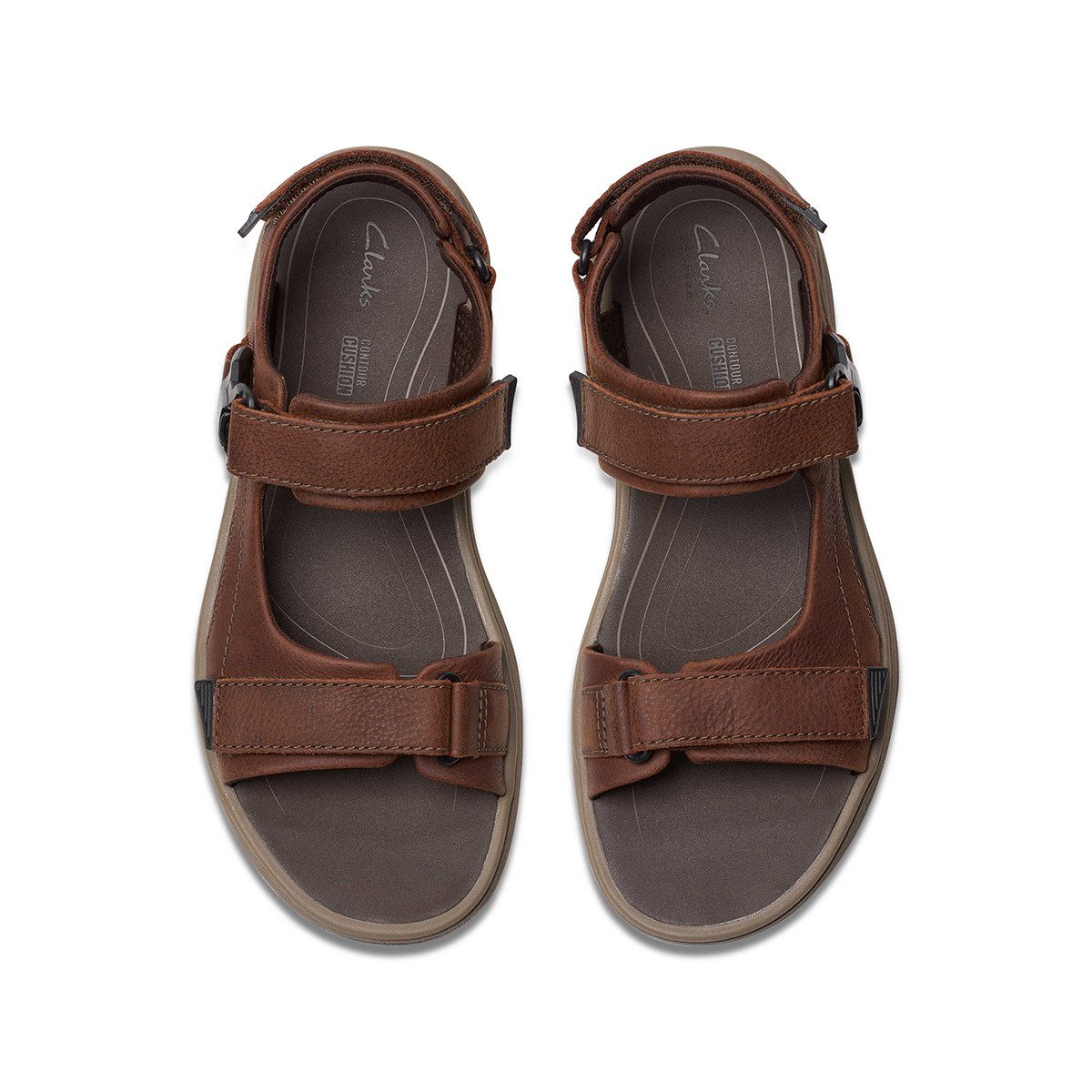 Clarks Clarks Saltway Edge 26184777 7, Sandaletten, Braun, Herren Sandalette
