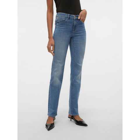 Vero Moda Straight-Jeans VMFLASH MR STRAIGHT JEANS LI347 GA NOOS