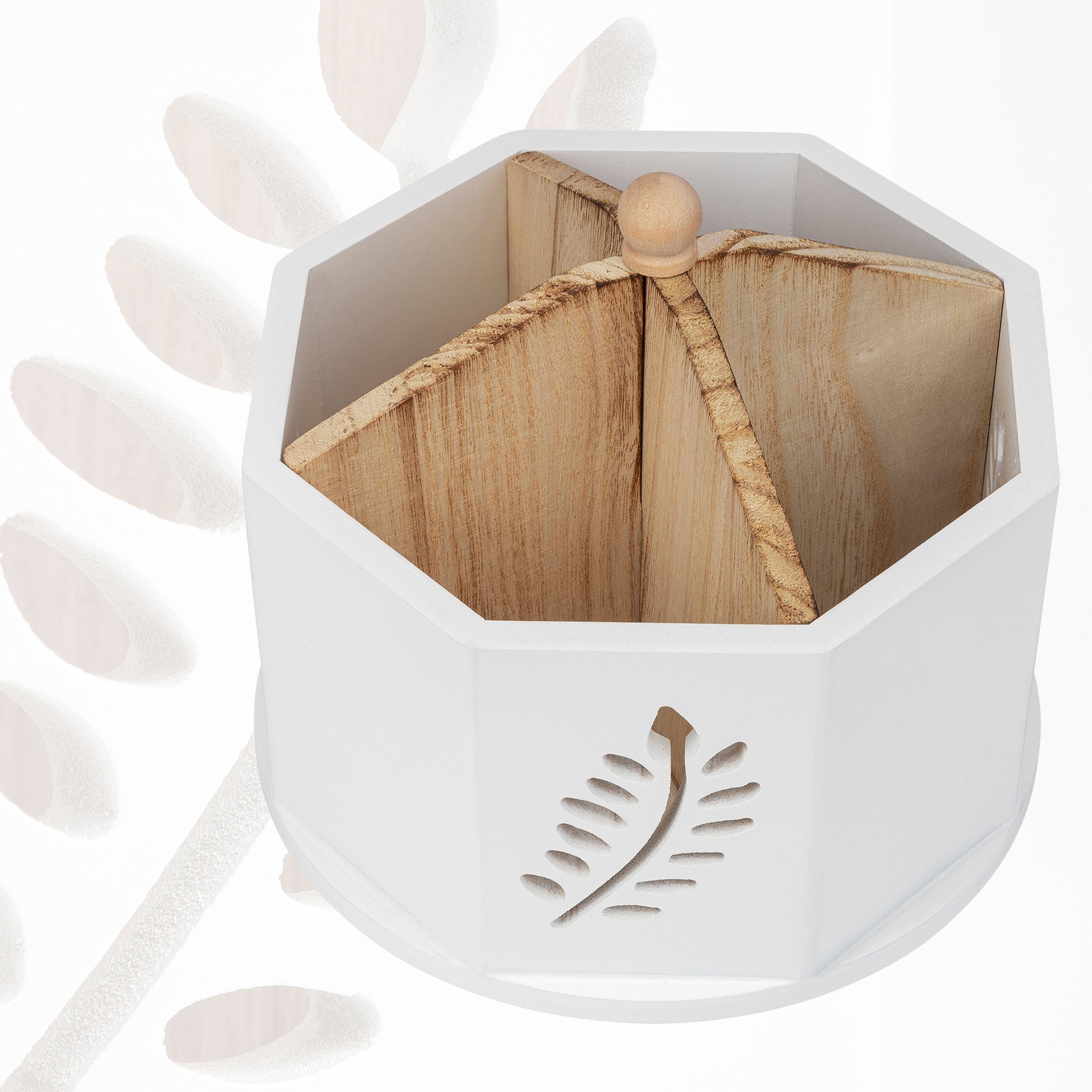 ONVAYA Organizer Schreibtisch Organizer aus Holz, Владелец ручки