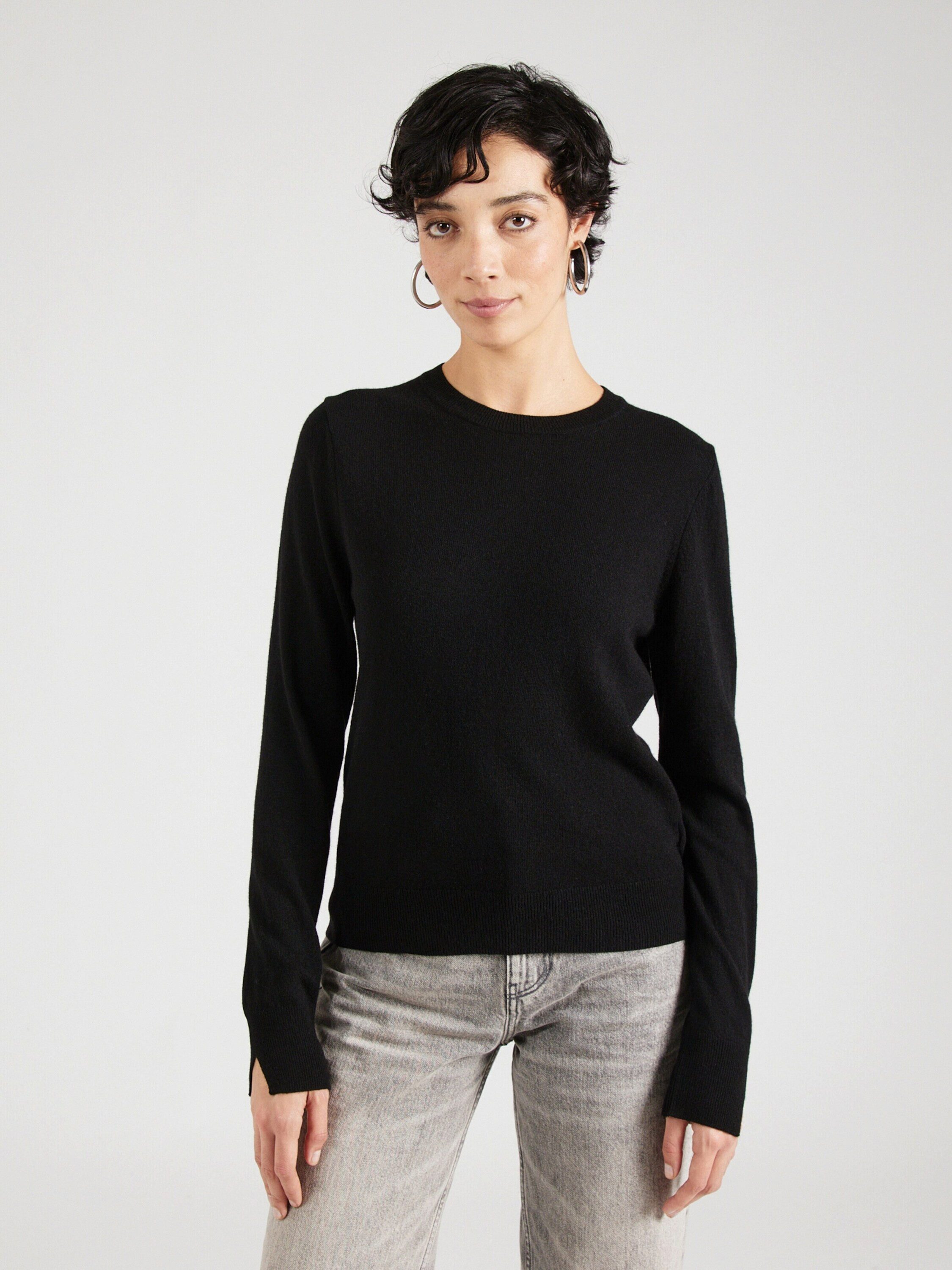 sisley Rundhalspullover (1-tlg) Plain/ohne Details