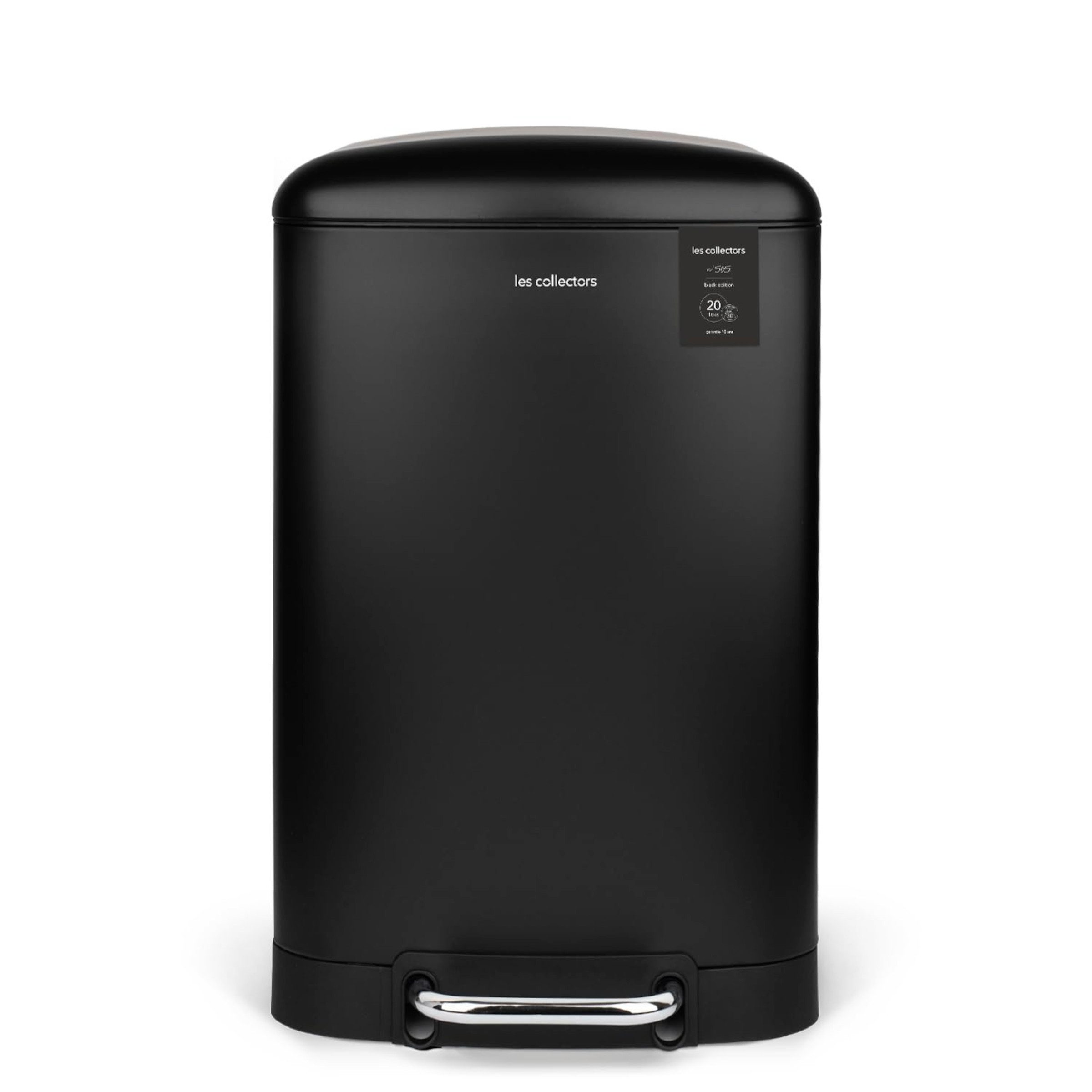 H.Koenig Mülleimer Les Collectors No 505 Black 20 Liter