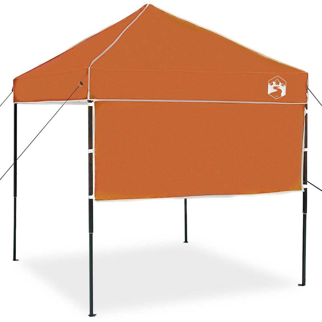 vidaXL Partyzelt Pavillon-Zelt Orange 194 x 194 x 251 cm Stoff