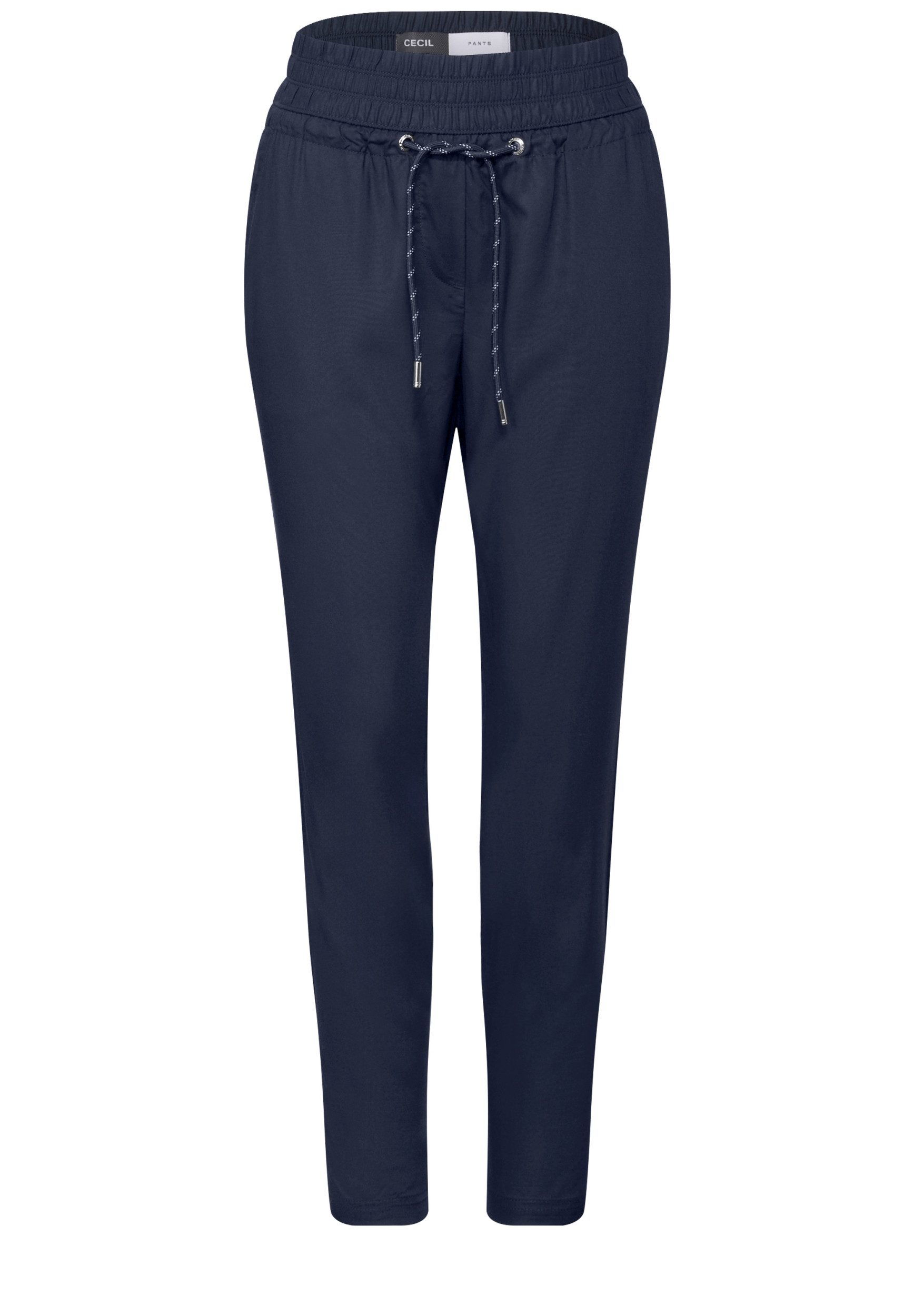 CECIL Chinos NOS Style Chelsea Solid urban navy blue günstig online kaufen