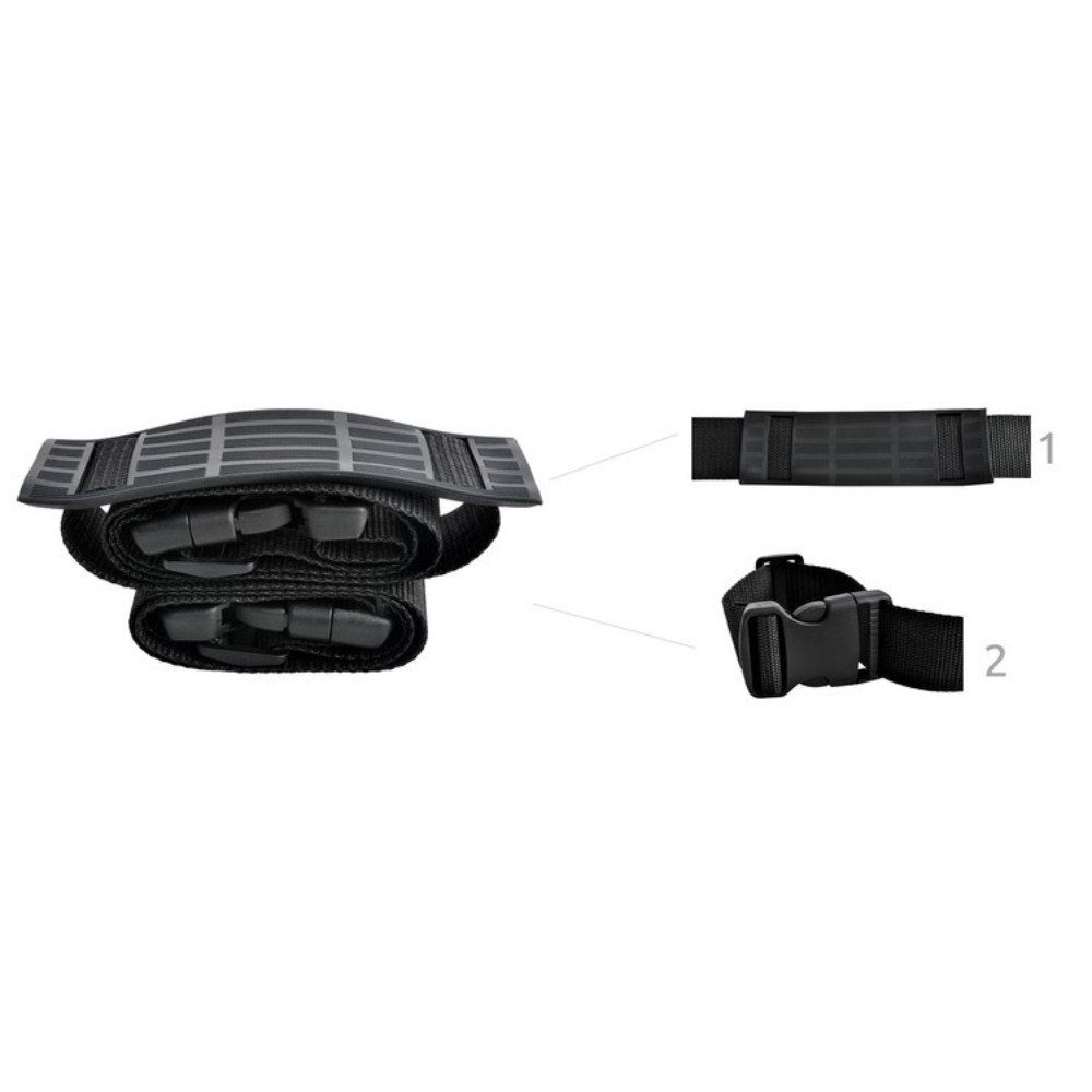 KRUZZEL Laufradtasche Laufradgurt für Scooter (Spar-Set, 1-tlg., praktisch vielseitig), verstellbar