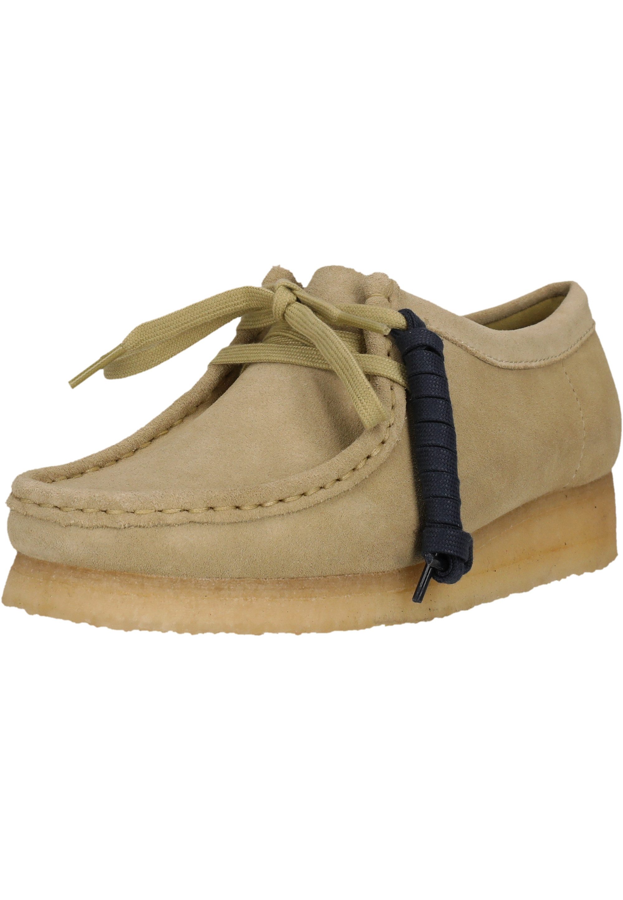 Clarks Wallabee Mokassin mit Krepp-Laufsohle