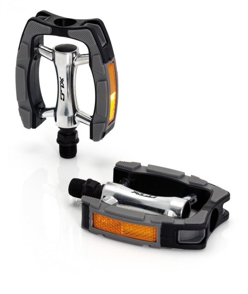 XLC Plattformpedale XLC City-/Comfort-Pedal PD-C07: Aluminiumkörper mit Kunststoffummantel