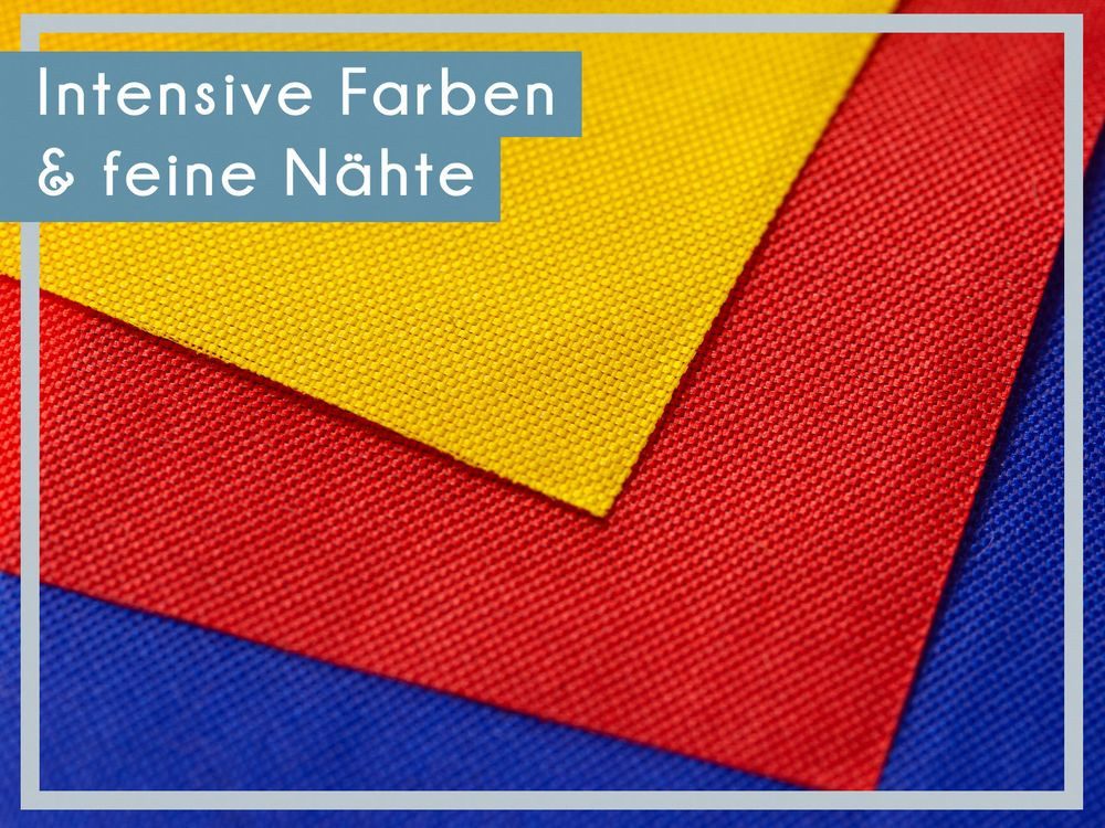 PHENO FLAGS Flagge Flaggenkette 10 Meter Girlande Fahnenkette Wimpelkette Deko, stabile Schnur