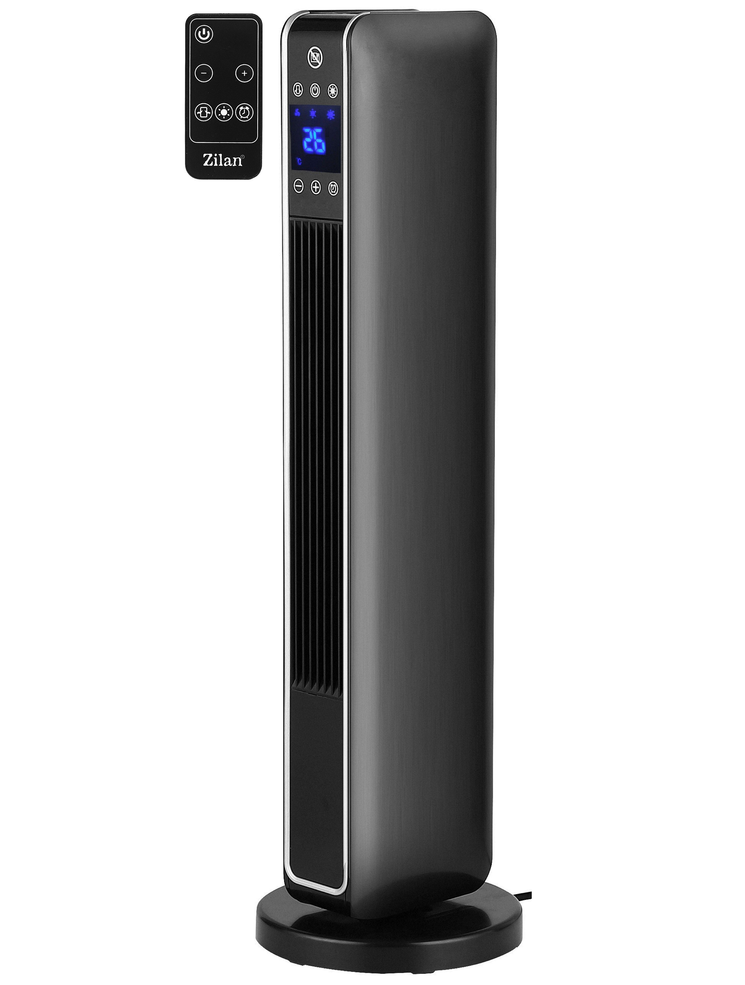 Zilan Keramikheizlüfter ZLN-2076, 2200 W, 8h Timer,Oszillierend, Kaltluftfunktion,LED-Display,2 Leistungsstufen